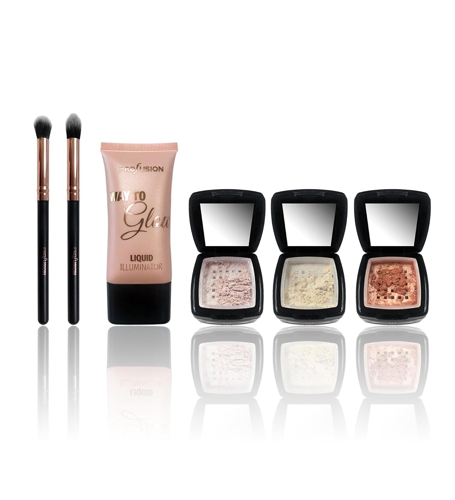 Profusion Cosmetics Way To Glow Illuminating Kit - International Shipping Available - Buy Online on GoSupps.com