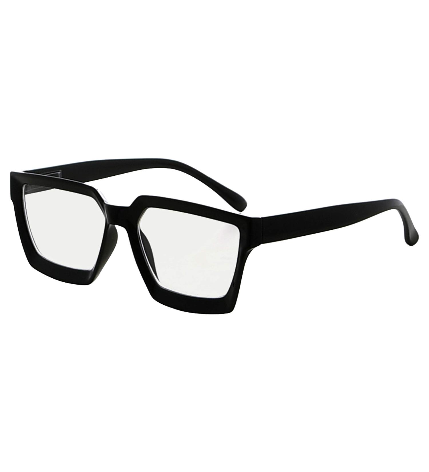 Eyekepper Multifocus Progressive Computer Readers for Women - Oversized Black Trifocal Reading Glasses with Blue Light Filter +3.00 Diopters - Buy Online on GoSupps.com