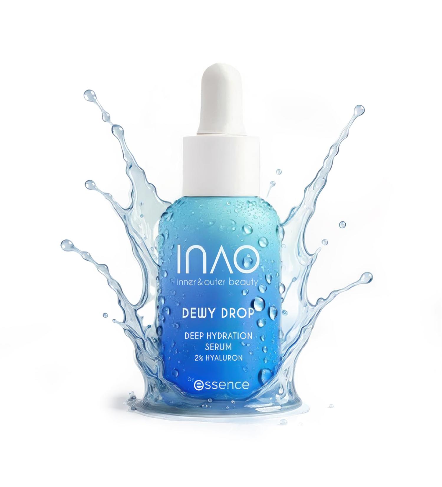 cosnova INAO Skincare Dewy Drop Deep Hydration Serum Serum with hyaluronic acid magnesium sodium pCA for healthylooking skin intensively moisturizing smoothing refreshing - Buy Online on GoSupps.com