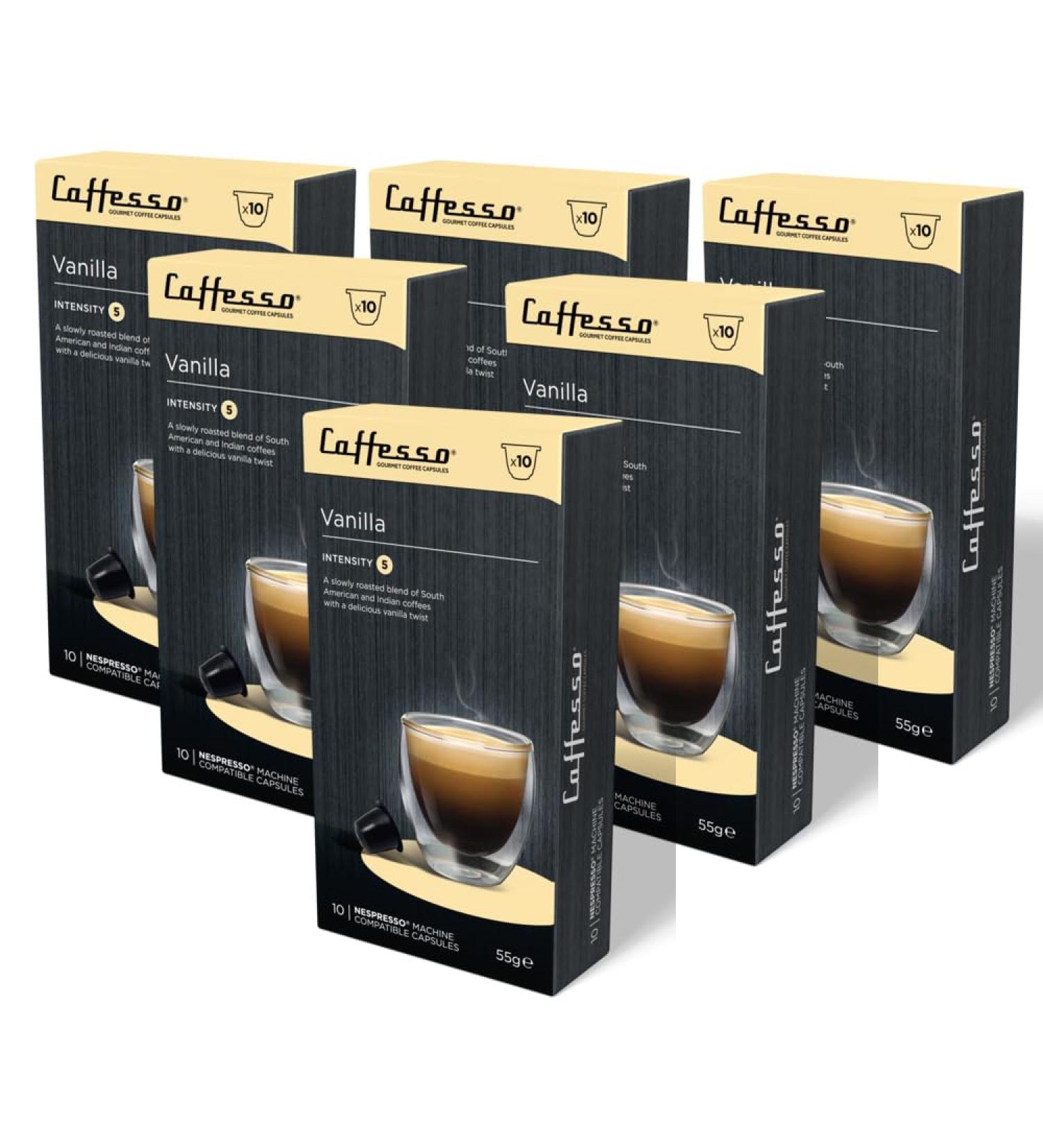 Caffesso Vanilla Coffee Capsules Nespresso Compatible 10