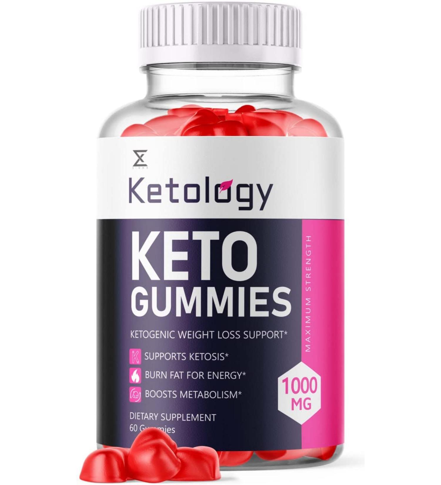 Ketology Extra Strength Keto ACV Gummies - Advanced Weight Loss Support for Men and Women - 60 Vegan Gummies - Buy Online on GoSupps.com