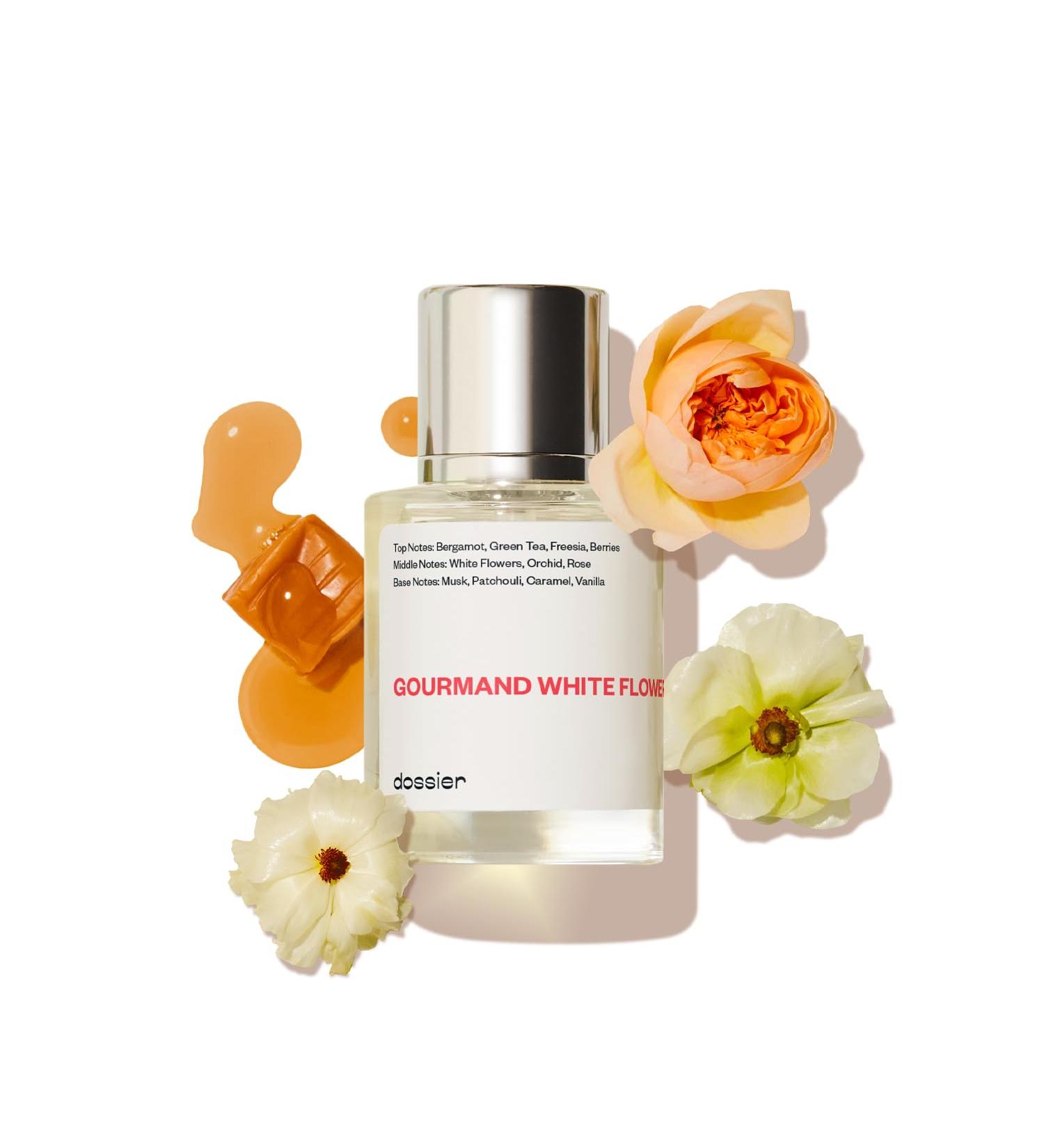 Dossier - Gourmand White Flowers - Eau de Parfum - Inspired by Viktor&Rolf's Flowerbomb - Perfume Luxury - Pure Infused - Paraben-Free - Vegan - For Women - Fragrance 3.4 Fl oz (Spray 100ml) 3.4 Fl Oz (Pack of 1) - Buy Online on GoSupps.com