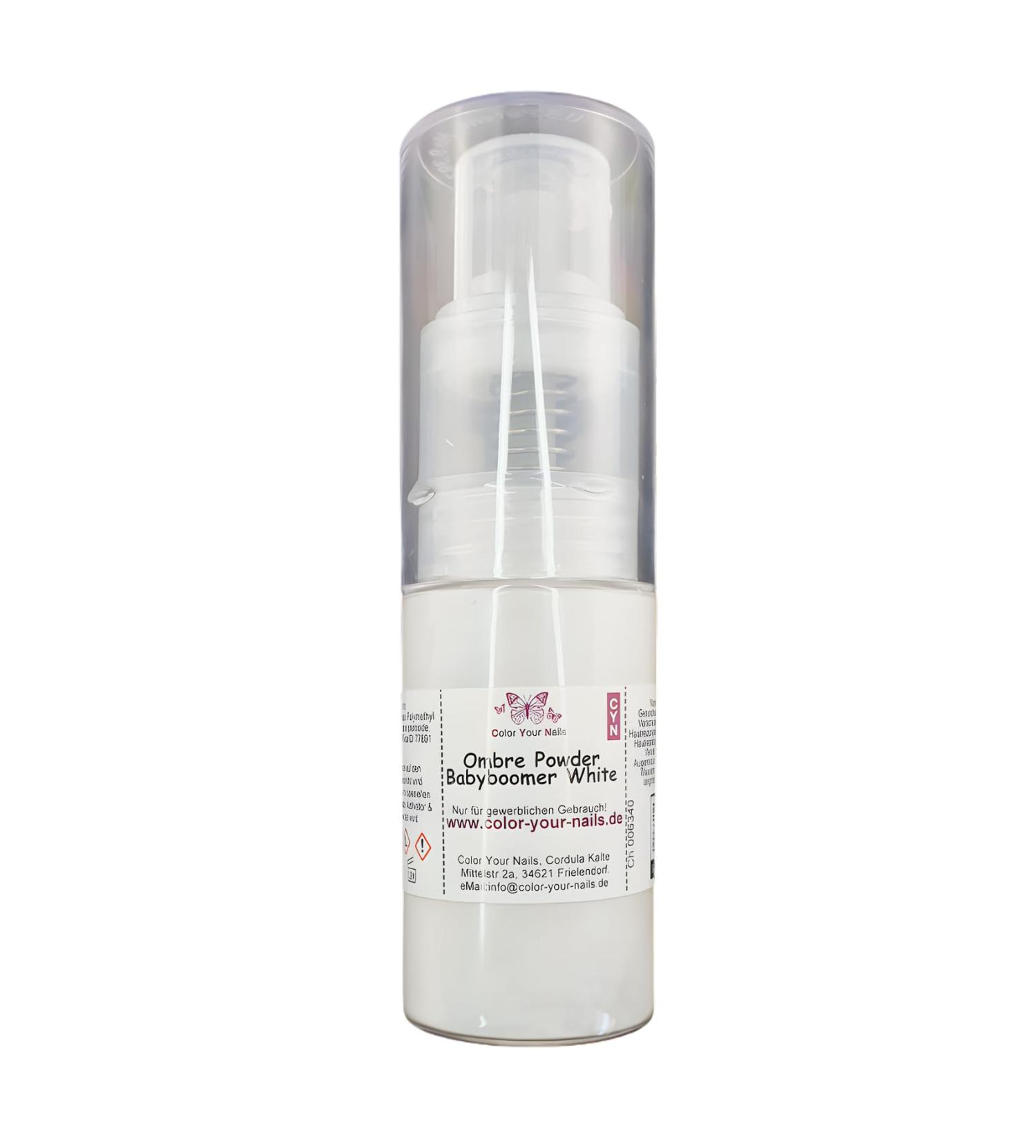 20g Ombre Powder Baby Boomer White - Easy Application for Stunning Baby Boomer Nails | Special Spray Bottle - Buy Online on GoSupps.com