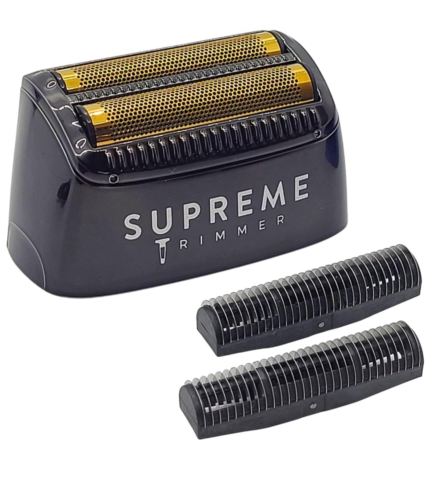 Supreme Trimmer Replacement Foil & Cutter SB55 - Hypoallergenic Black Foil for Crunch Lite STF600 - Durable & Efficient Shaving Solutions - Buy Online on GoSupps.com