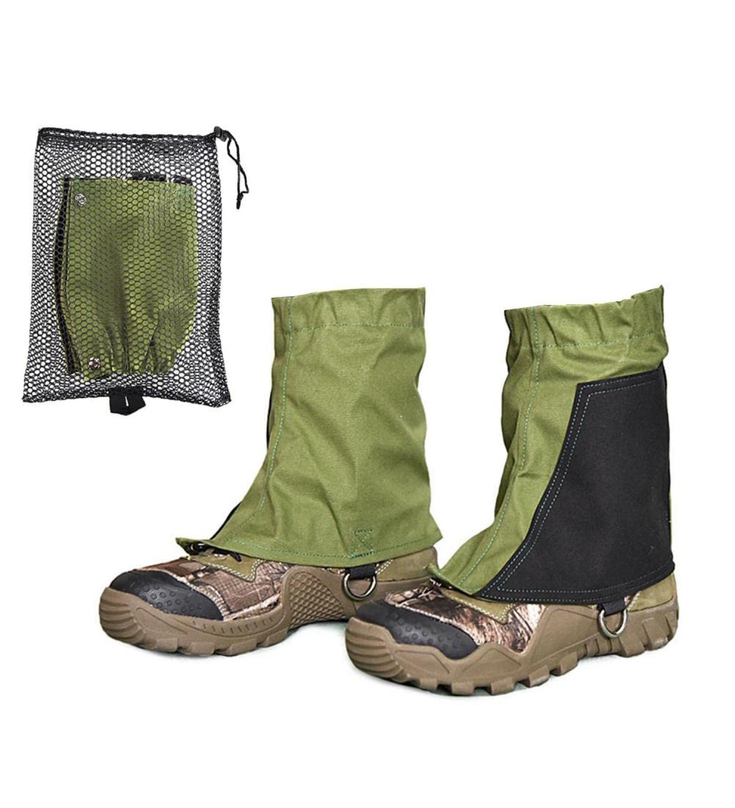 HUSHUI Low Gaiters - Waterproof Adjustable Ankle Gaiters for Hiking Climbing & Walking | Durable Overshoes for Men & Women - Buy Online on GoSupps.com