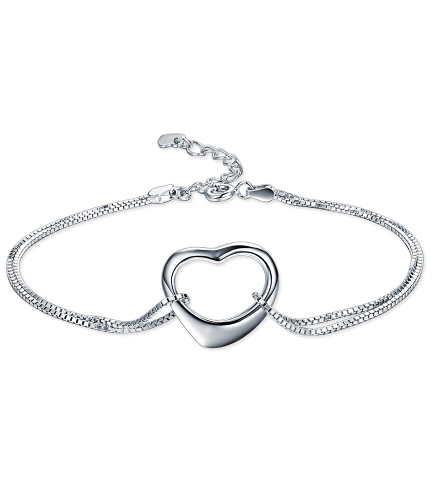 Women's Bracelet Exquisite Heart Bracelet Jewelry Bracelet Popular Fashion Jewelry Bracelet Personalized Birthstone Bracelet Natural Birthday Bracelet - Buy Online on GoSupps.com