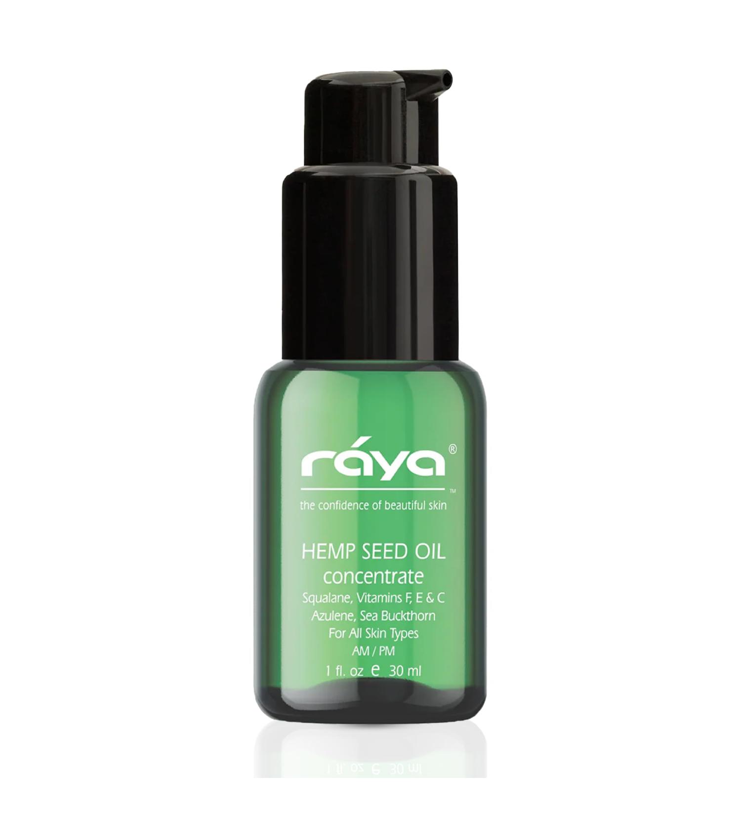 Raya Hemp Seed Oil Facial Serum | Nourishing Anti-Aging Moisturizer for Mature Dry & Acne-Prone Skin - Buy Online on GoSupps.com