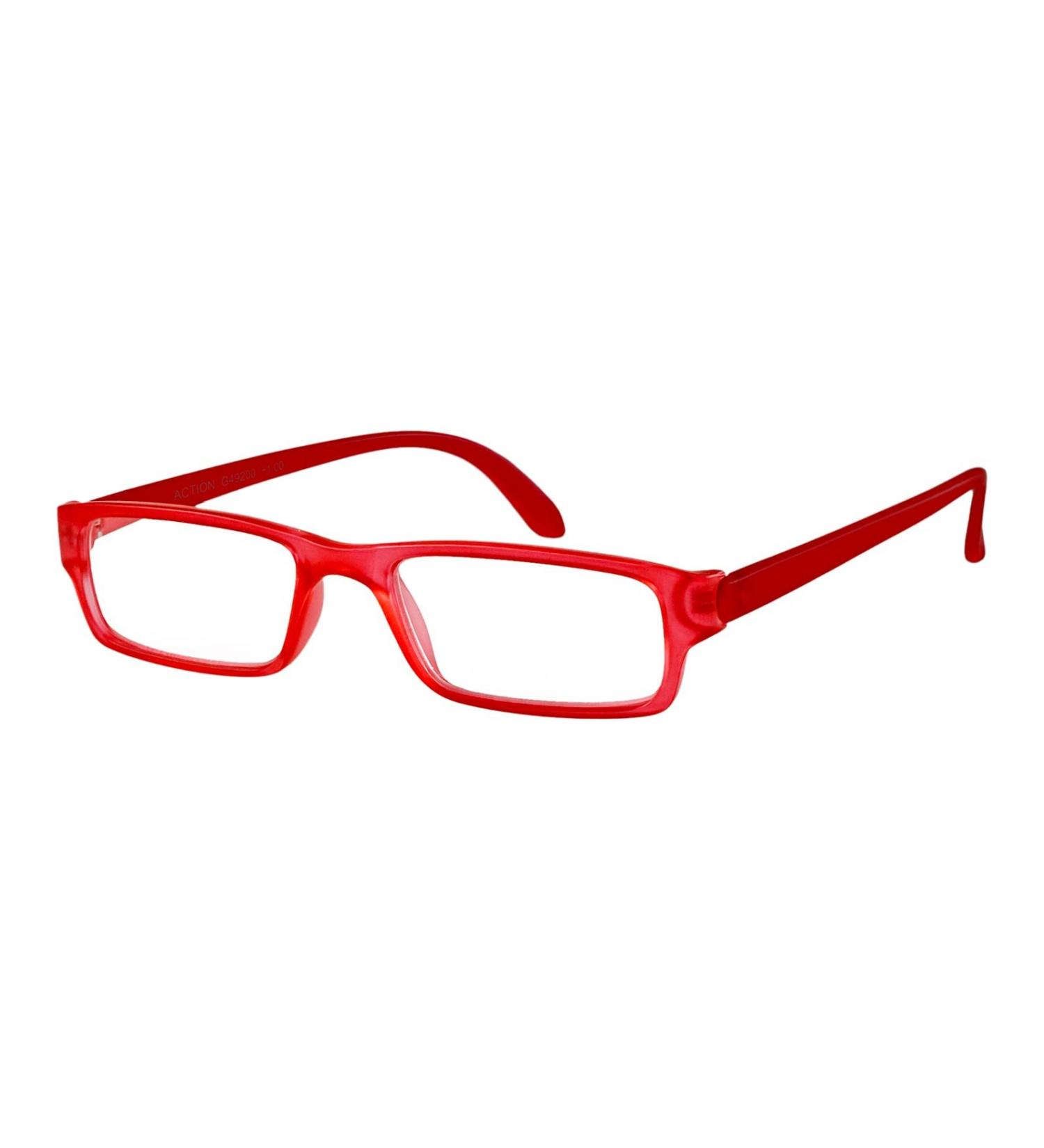 I NEED YOU reading glasses Action SPH: 1.00 Color: red-matt 1 piece