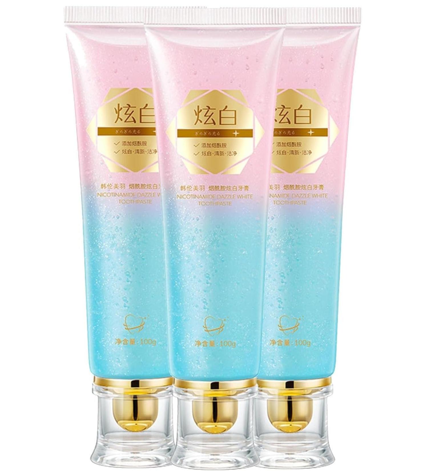 IFFANY Whitening Toothpaste with Niacinamide Whitening Toothpaste to Freshen Breath Teeth Whitening Toothpaste Fresh Breath for Women and Men - Buy Online on GoSupps.com