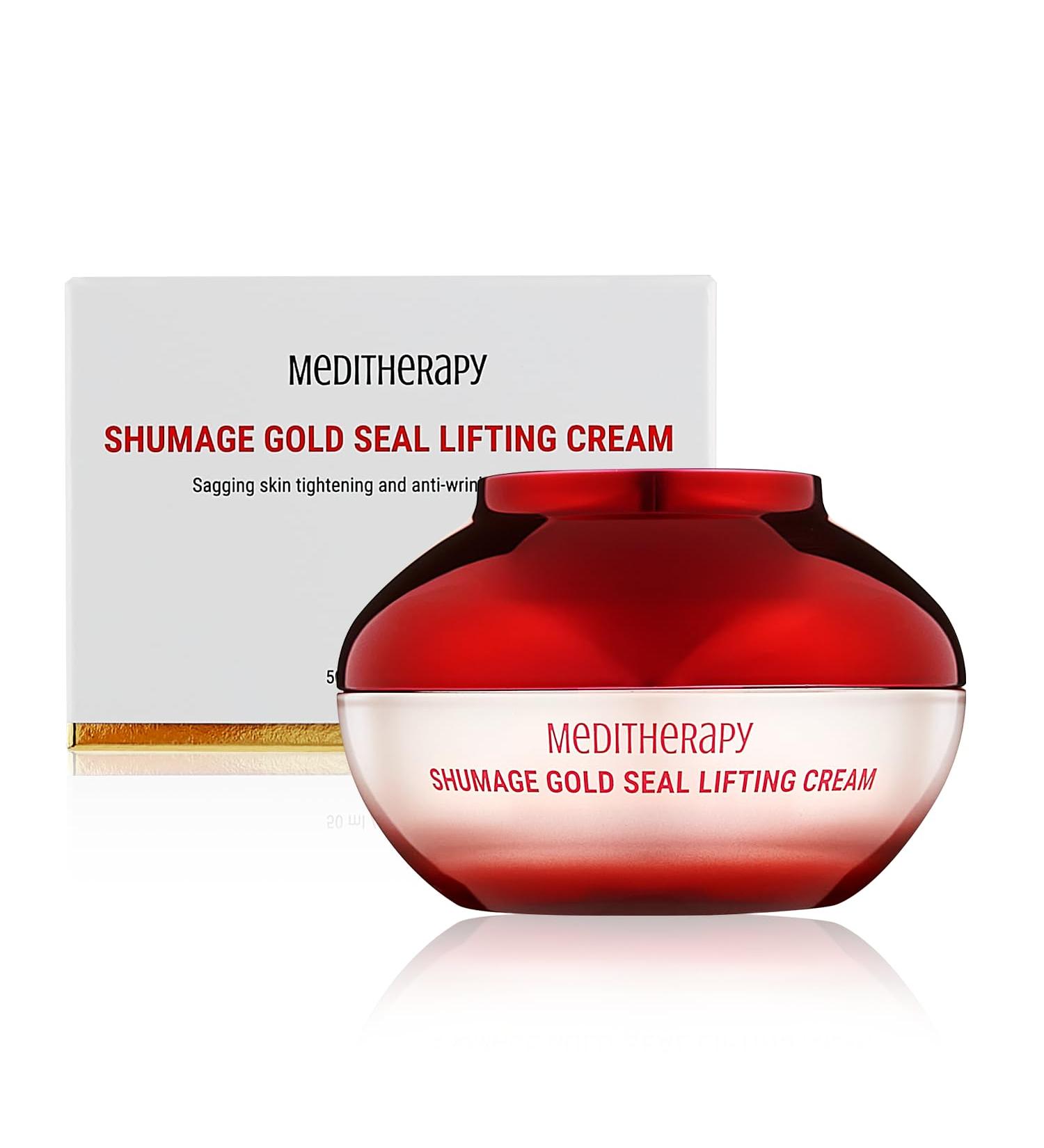 MEDITHERAPY Shumage Gold Seal Lifting Cream - Anti-Aging Collagen & Gold Threads Skin Firming Treatment | Korean Skincare (1.69 fl oz - Buy Online on GoSupps.com