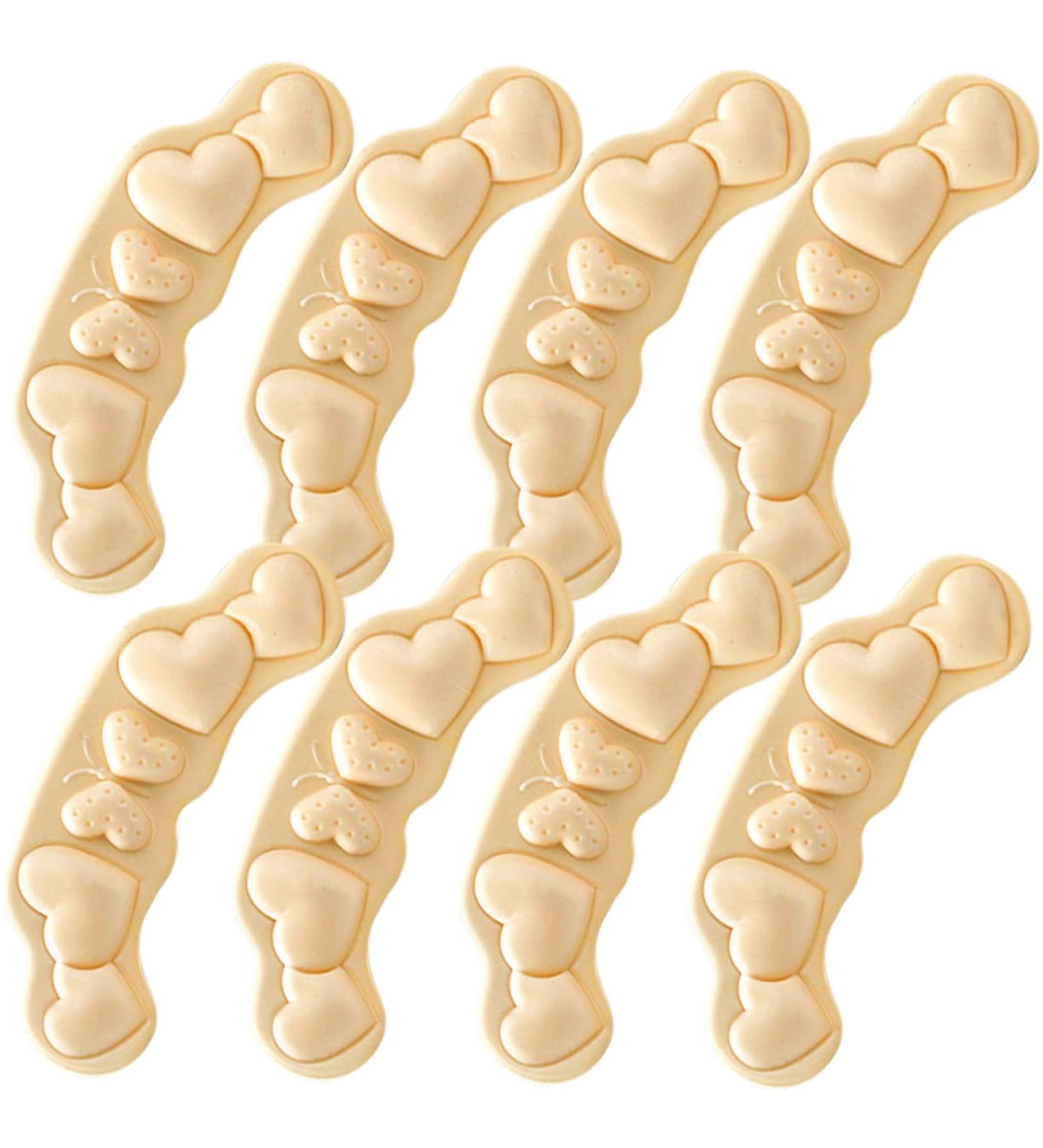 Mobestech 4 Pairs High Heels Heel Stickers - Self-Adhesive Heel Caps & Protectors for Comfortable Women's Dress Shoes - Heel Liners & Pads for Loose & Big Shoes - Buy Online on GoSupps.com