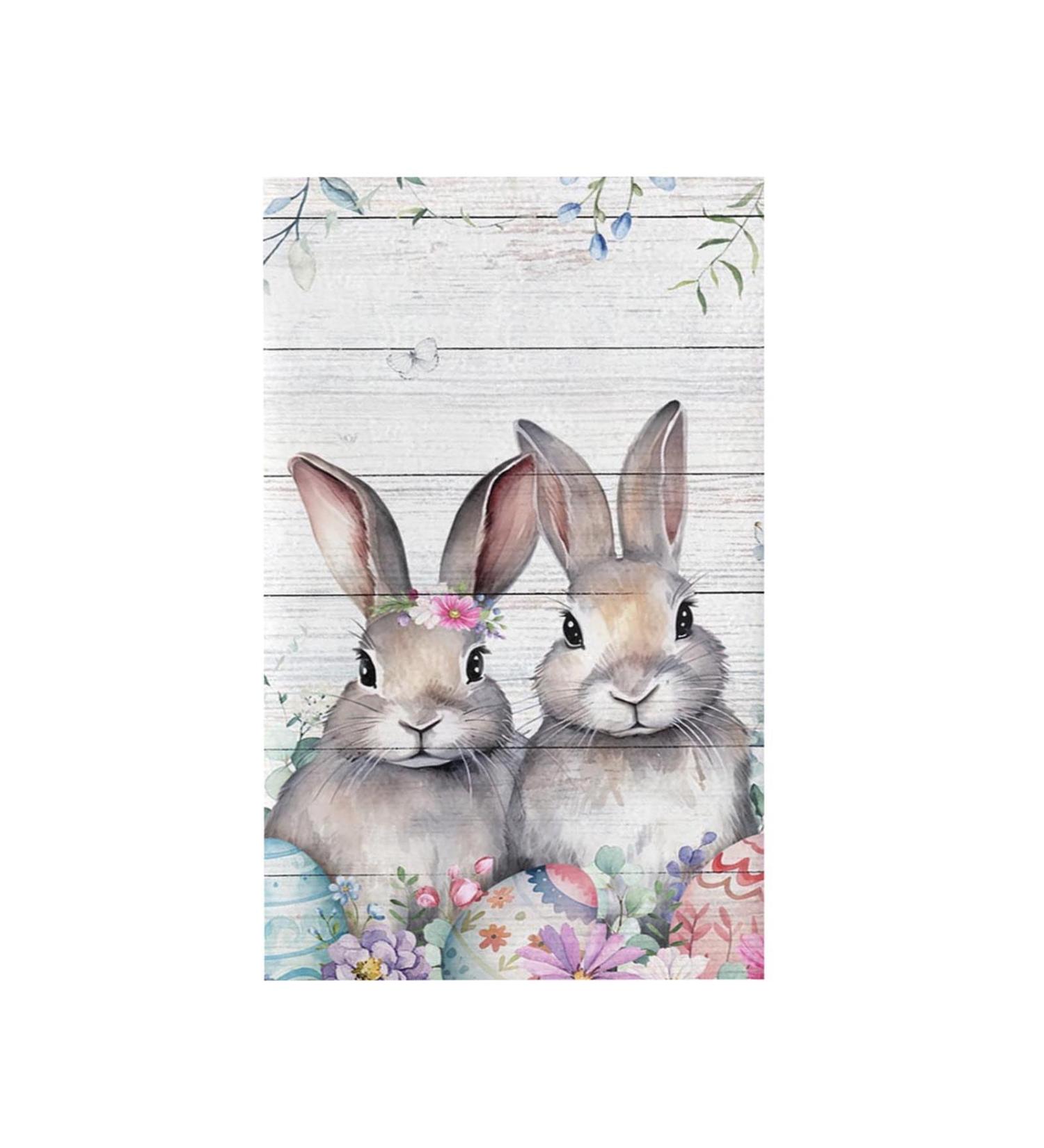 Easter Kitchen Dish Towel Striped Rabbit Print Household Kitchen Towel Multifunctional Hand Towel KnQ930 (C One Size) C One Size - Buy Online on GoSupps.com