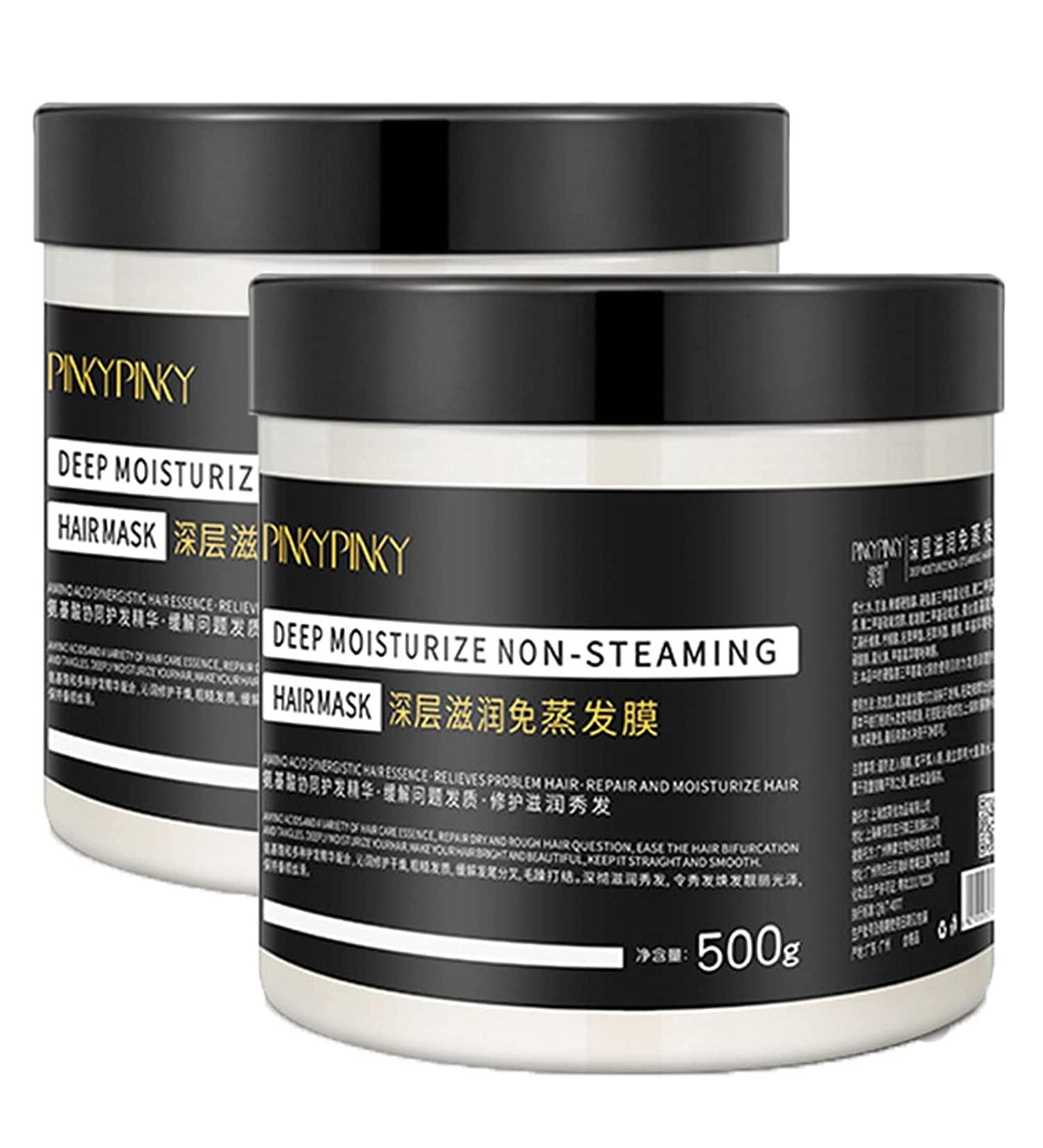 Pinky Pinky Deep Moisture Hair Mask - Non Steaming Hair Mask (2pcs) - Buy Online on GoSupps.com