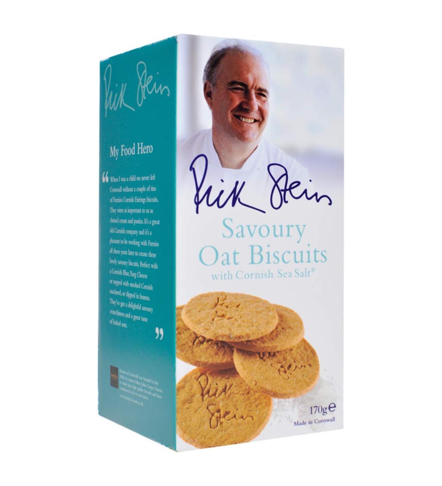 Rick Stein Savoury Oat Biscuits with Cornish Sea Salt 170g