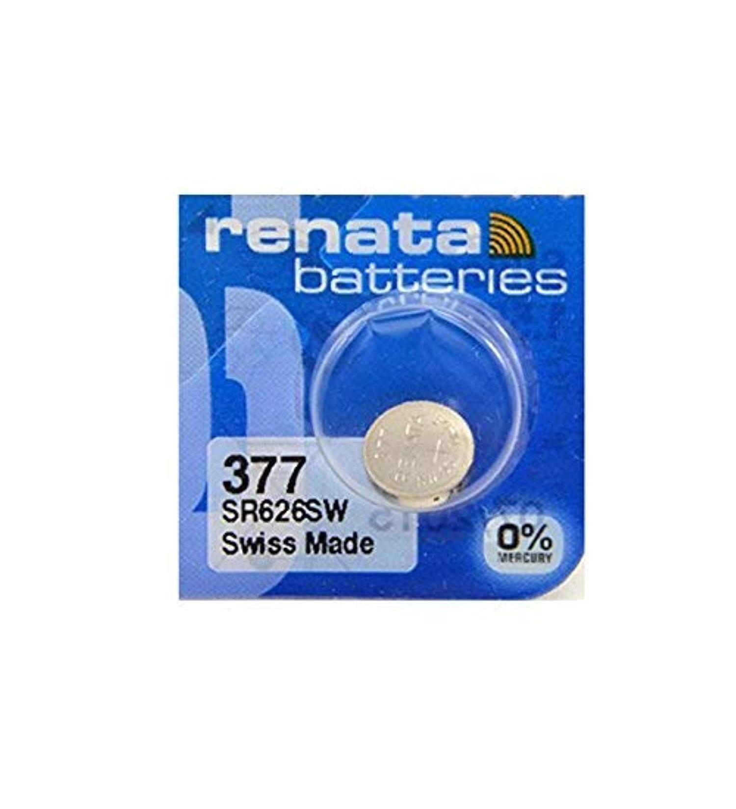 Renata 377 Silver Oxide Batteries - 5 Pack | Long-Lasting Power for Your Devices - International Shipping Available - Buy Online on GoSupps.com