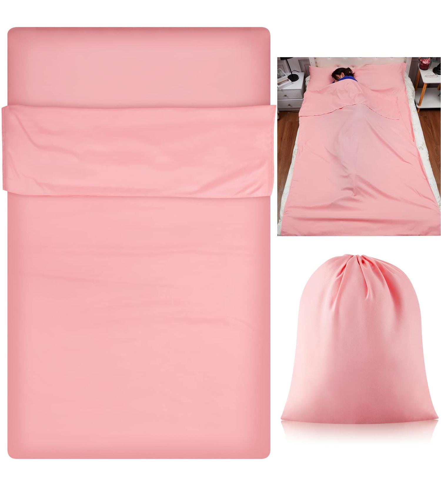 Irenare Self Tan Sleep Sack - Lightweight Sleeping Bag Liner for Self Tanner - Pink - Buy Online on GoSupps.com