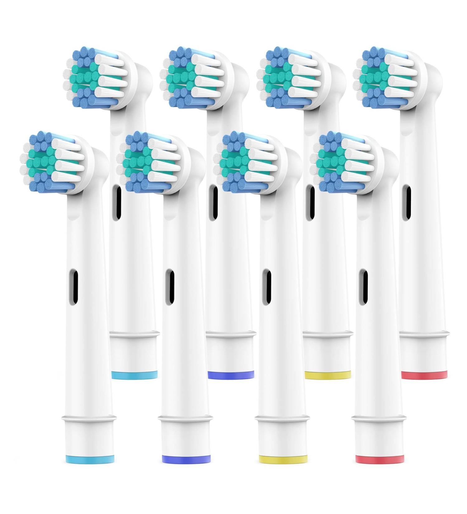 Oral B 8 Pack Professional Electric Toothbrush Replacement Heads - Medium Soft Bristles - Precision Clean Refills - 8 Count - Buy Online on GoSupps.com
