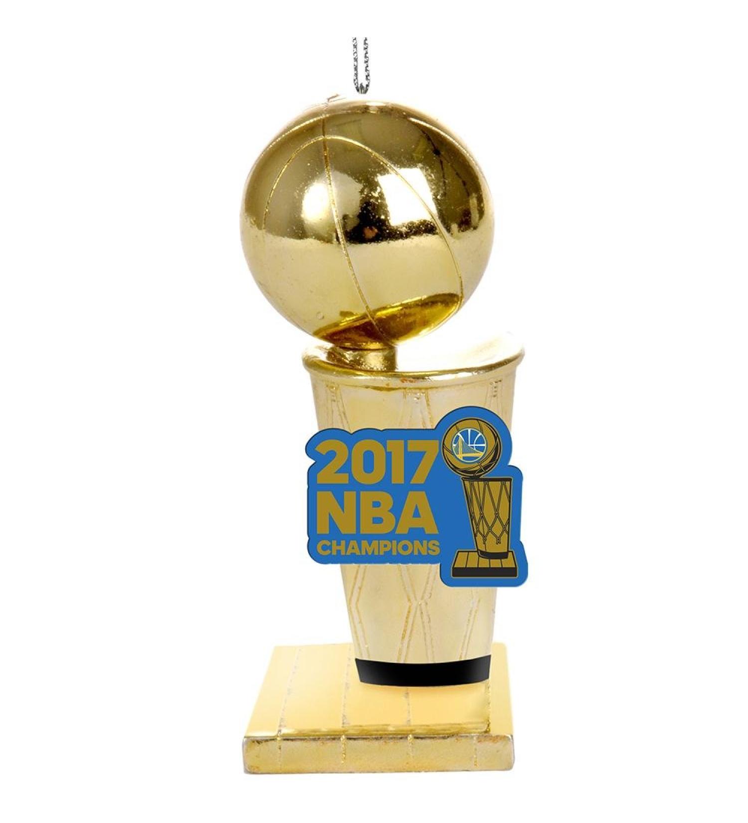 FOCO NBA Champions Trophy Ornament Golden State Warriors One Size Team Color 2