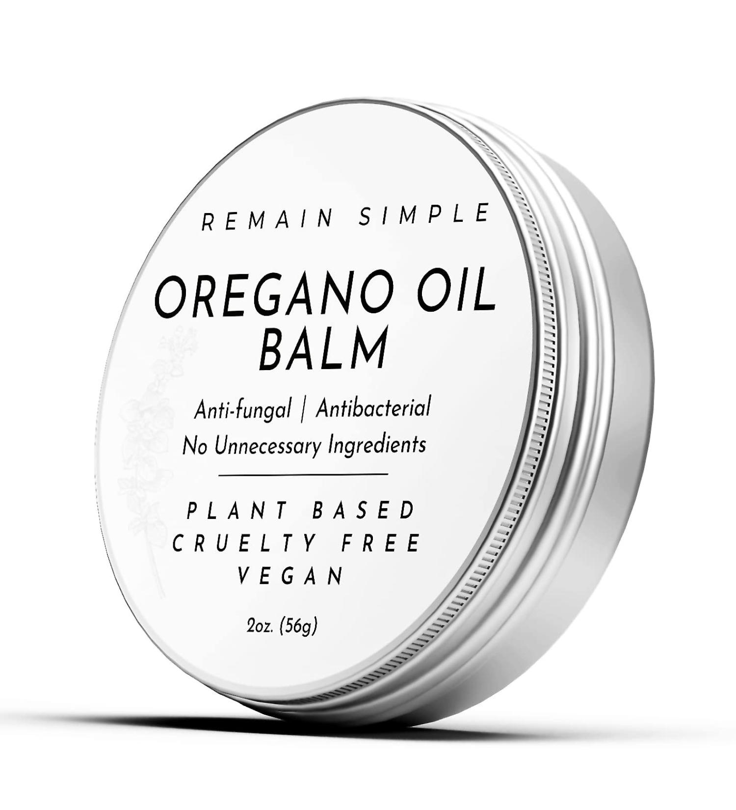 Oregano Oil Balm - Natural Antifungal for Healing Skin, Eczema, Ringworm, Jock Itch, Nail Fungus - Vegan, Made in USA - Buy Online on GoSupps.com