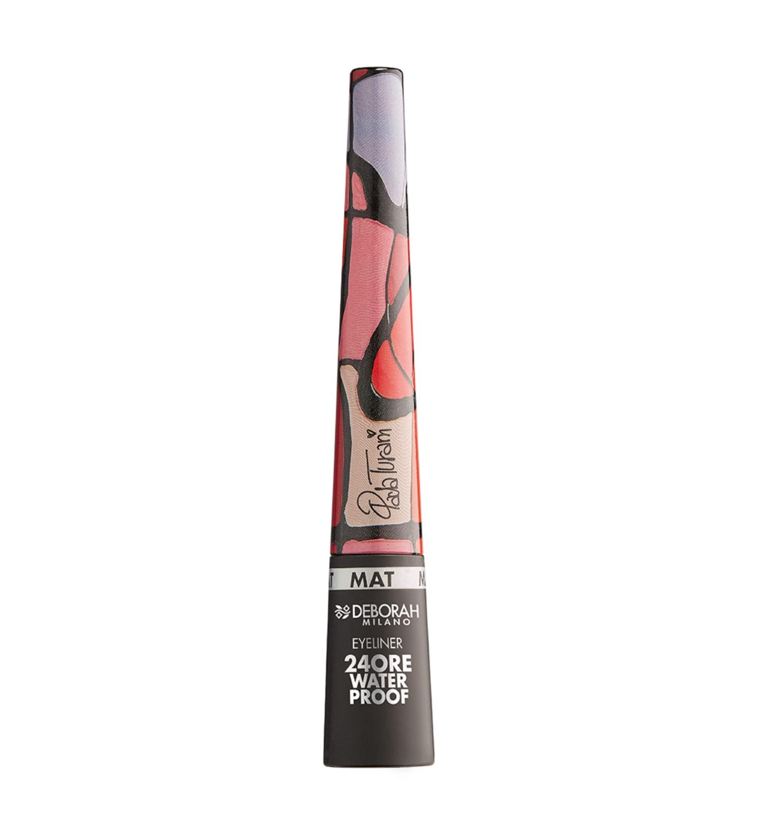 Deborah Milano 24 Hour Waterproof Eyeliner by Paola Turani - Long-Lasting Black Formula with No Transfer 2.9g - Buy Online on GoSupps.com