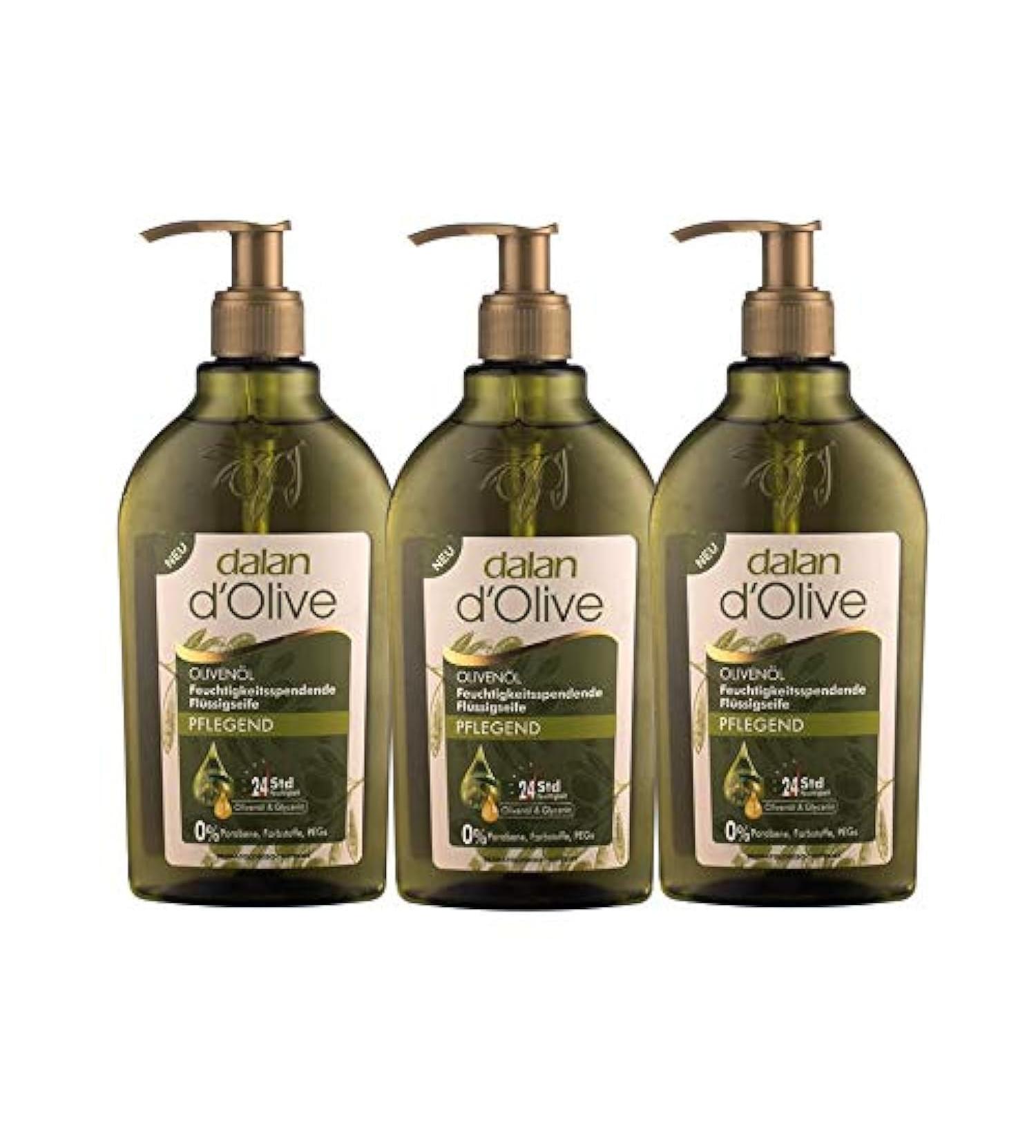 3x Dalan dOlive liquid soap caring 300 ml
