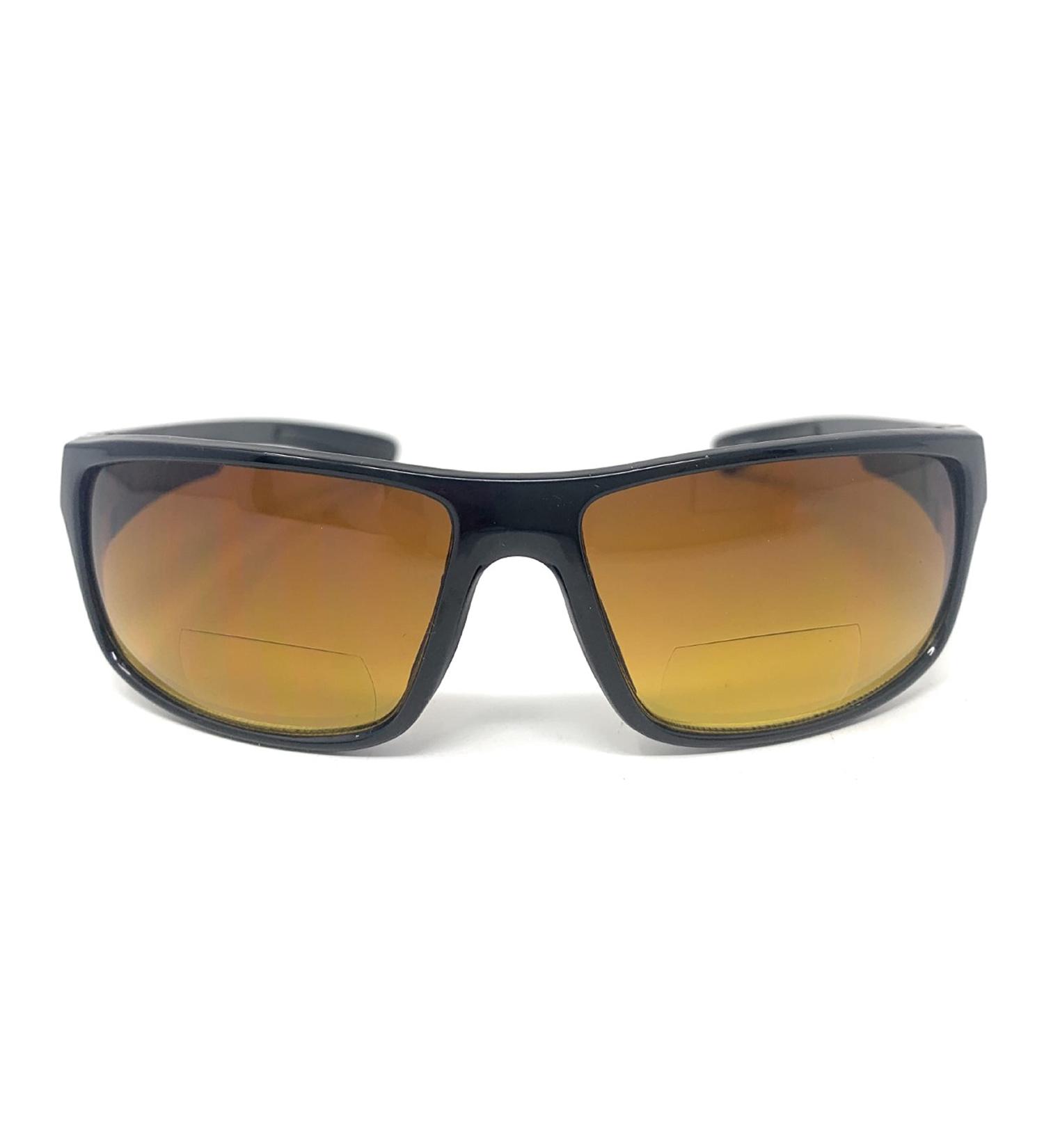 Aspen Bifocal Sun Reader Sport & Wrap-Around HD Copper Sunglasses - Black with Copper Lens 2.0x | International Shipping Available - Buy Online on GoSupps.com