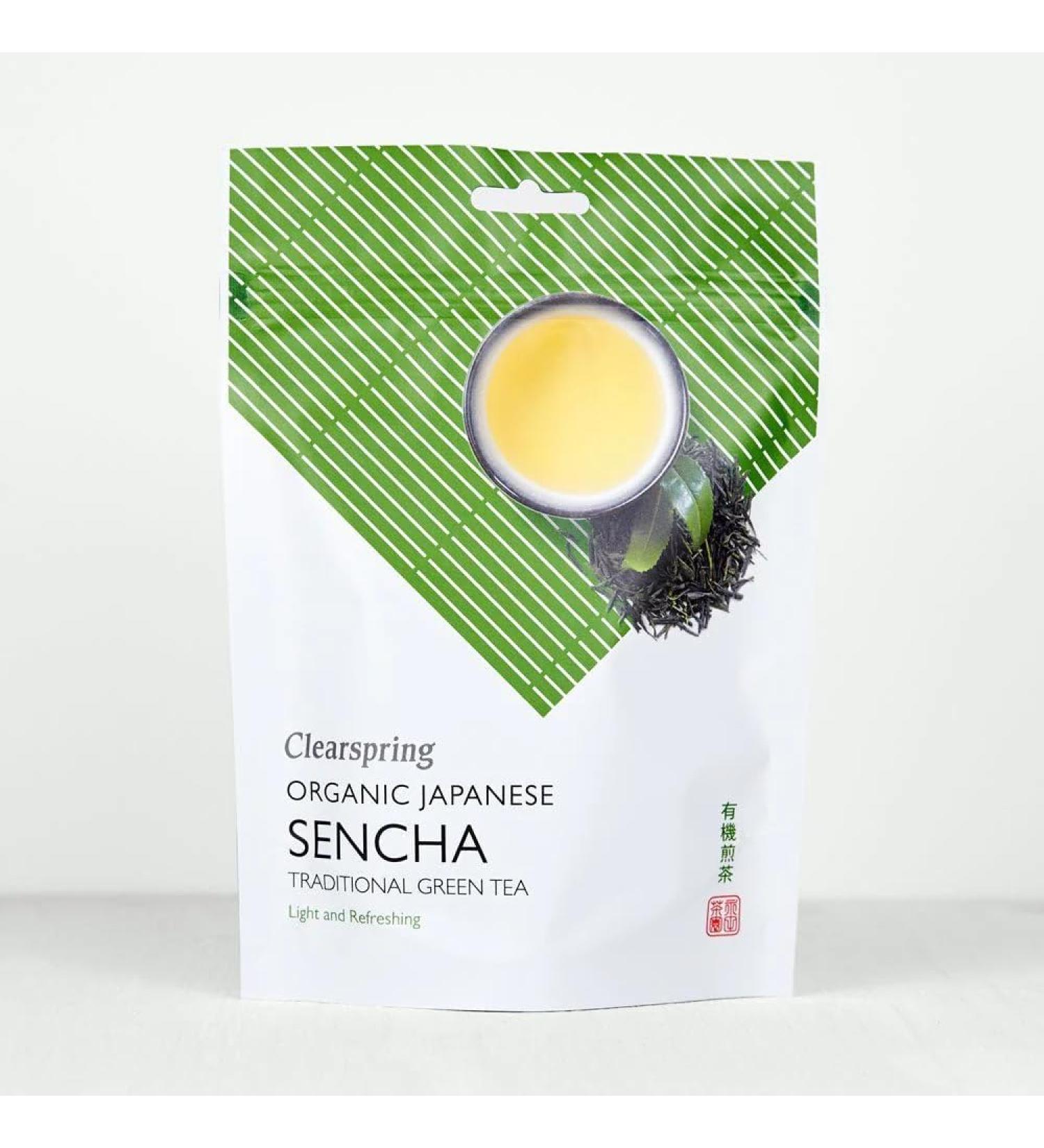 Clearspring Organic Japanese Loose Leaf Tea (Sencha) - (Pack of 6) - Buy Online on GoSupps.com