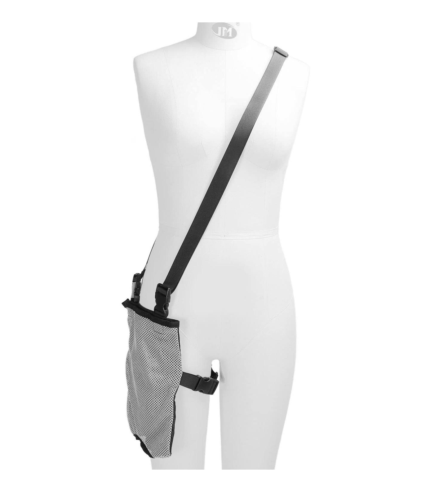 Asixxsix Urine Drainage Bag Holder 2000ml - Durable Foley Catheter Bag Cover with Adjustable Strap & Invisible Slit (Gray) - Buy Online on GoSupps.com