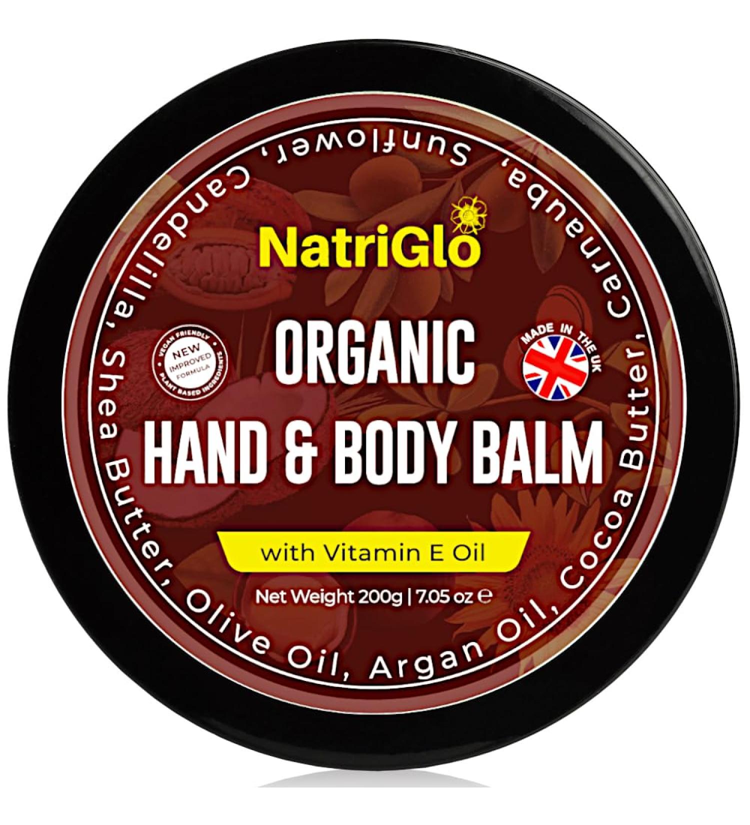 Intensive Moisturiser for Dry Skin & Working Hands Cream | Hand Cream for Very Dry Hands & Body | Cocoa Butter & Shea Butter Hand Cream | Hand Cream for Women Men Children - NatriGlo - Buy Online on GoSupps.com
