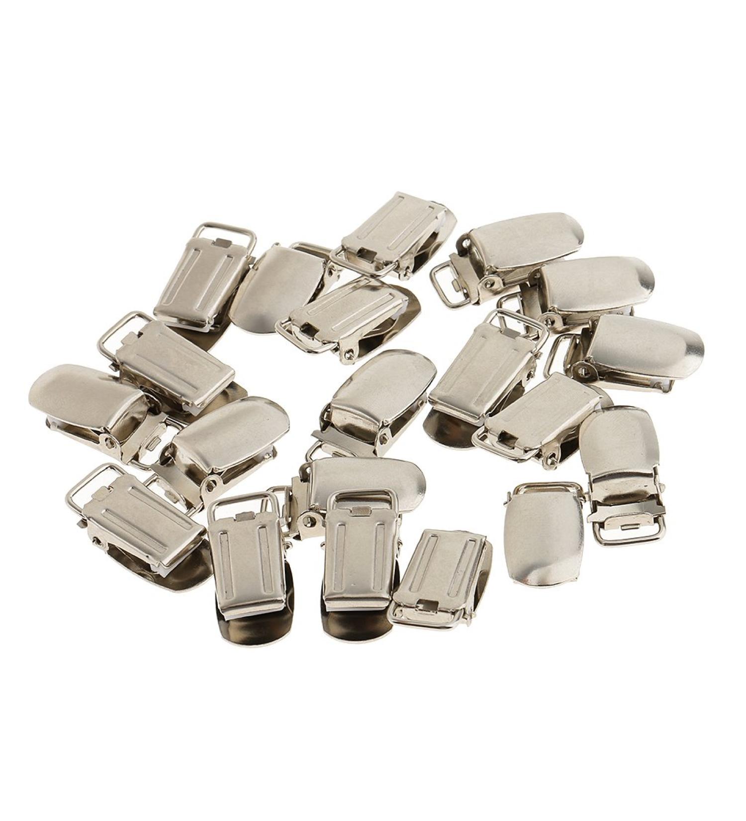 MagiDeal 20-Piece Pacifier Suspender Clips (15mm) - Secure and Stylish Baby Accessories for International Shipping - Buy Online on GoSupps.com