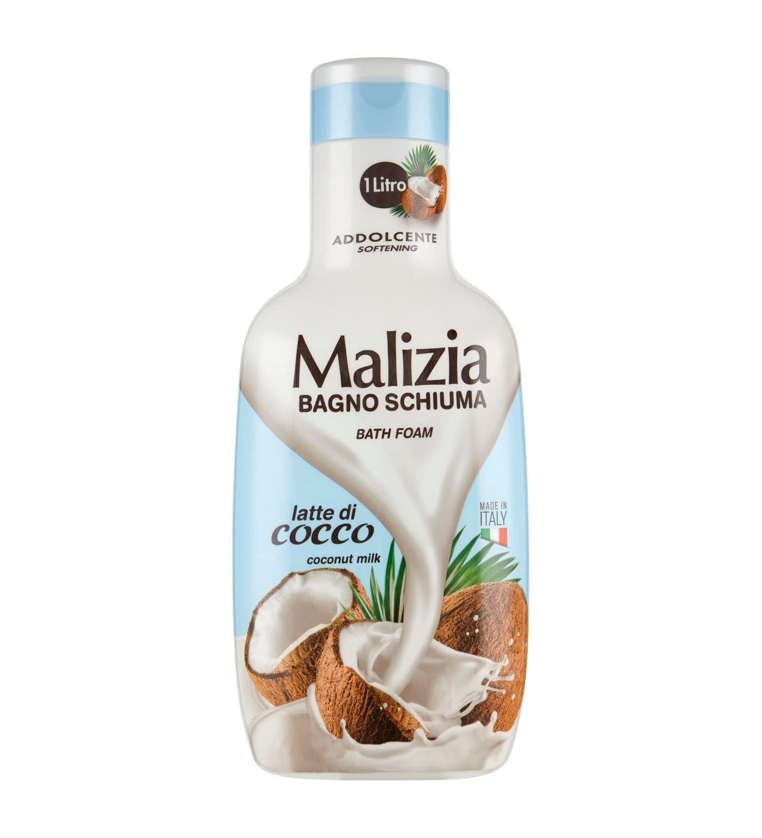 Buy Malizia Bath Foam Coconut 1000 ml - Premium Bubble Bath for Relaxation | Shop Internationally - Buy Online on GoSupps.com