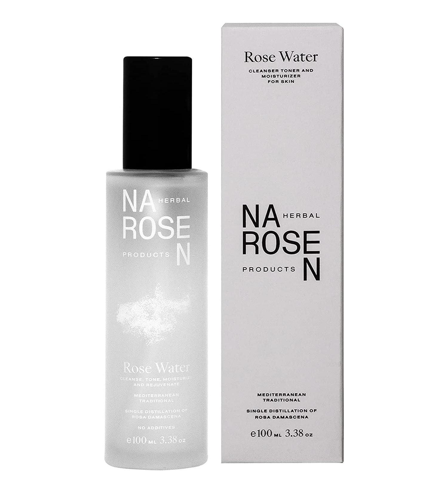 NAROSEN Pure Organic Rose Water Spray - 100ml | Alcohol-Free Vegan & Cruelty-Free | Natural Skin Care with Rosa Damascena - Buy Online on GoSupps.com