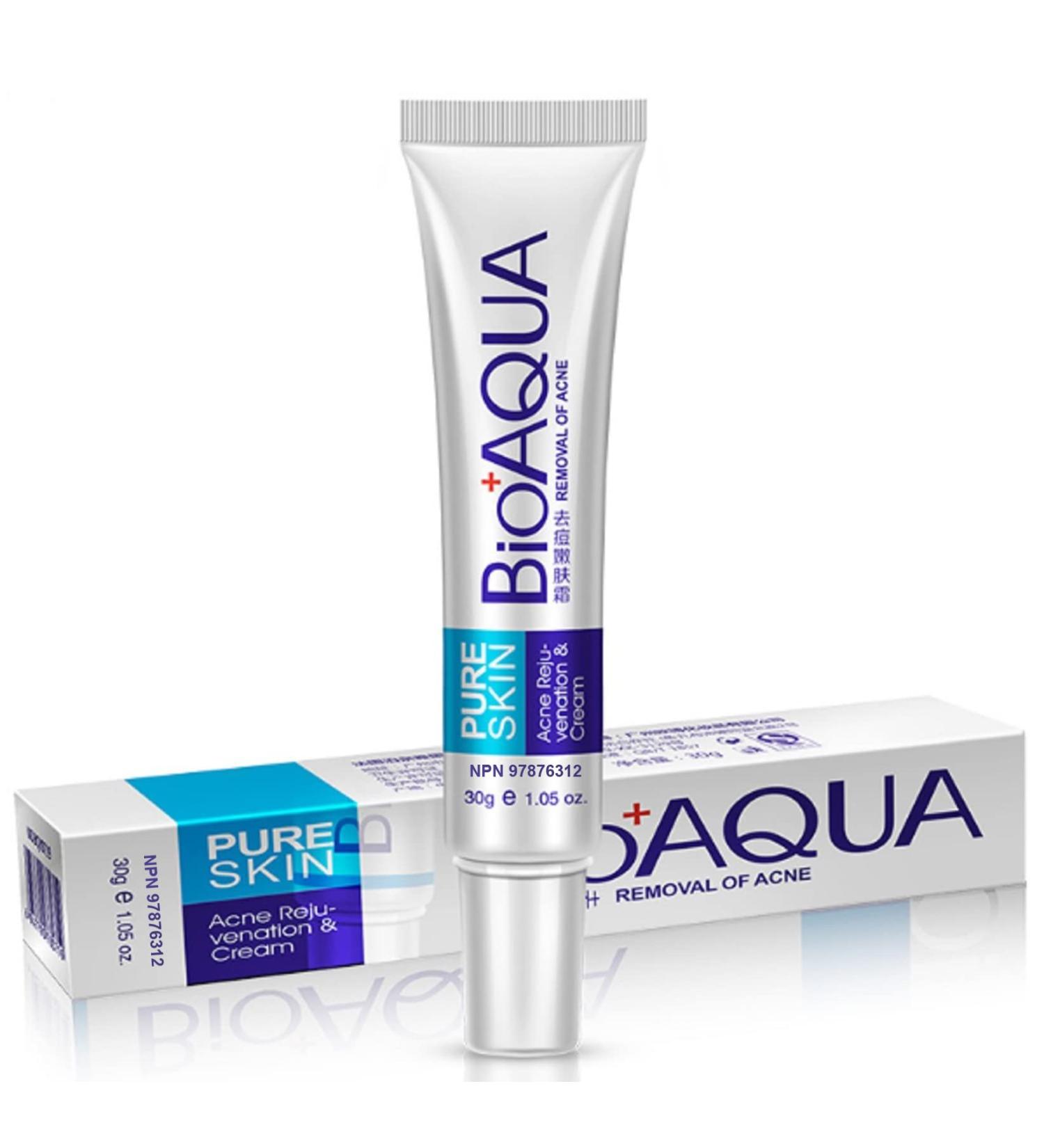 BIOAQUA Face Skin Care Acne Anti-Wrinkle Removal Cream Spots Scar Blemish Marks 30g 1.05 Ounce (Pack of 1) - Buy Online on GoSupps.com
