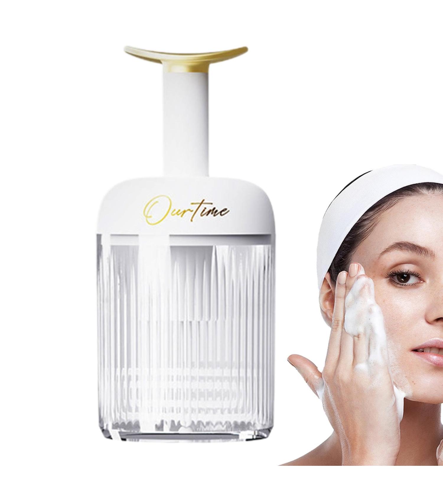 Face Wash Foam Maker Face Wash Foam Maker - Rotating Skincare Foam Maker Skincare Cleaning Tools White - Buy Online on GoSupps.com