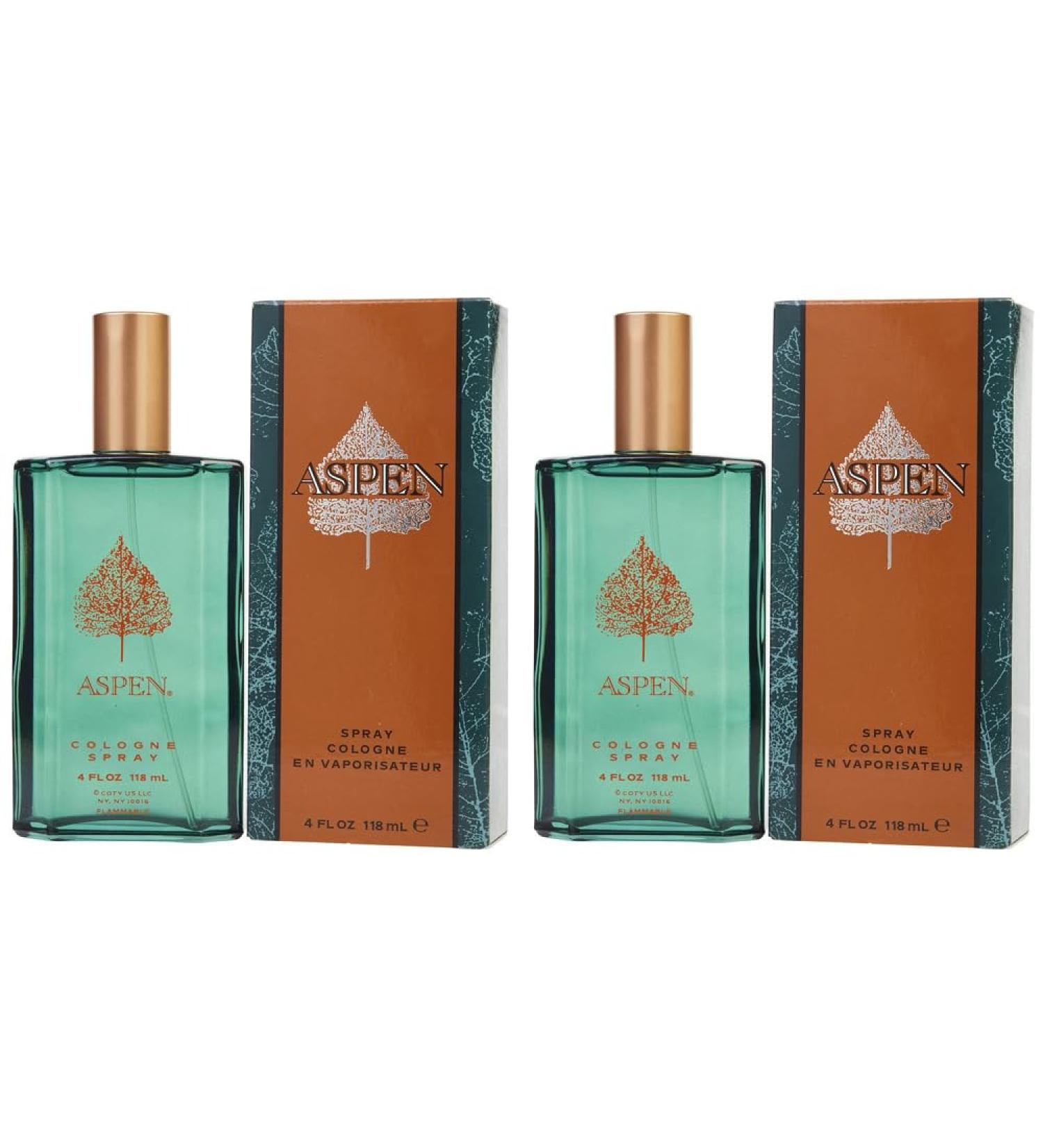 ASPEN by Coty COLOGNE SPRAY 4 OZ (Package Of 2)