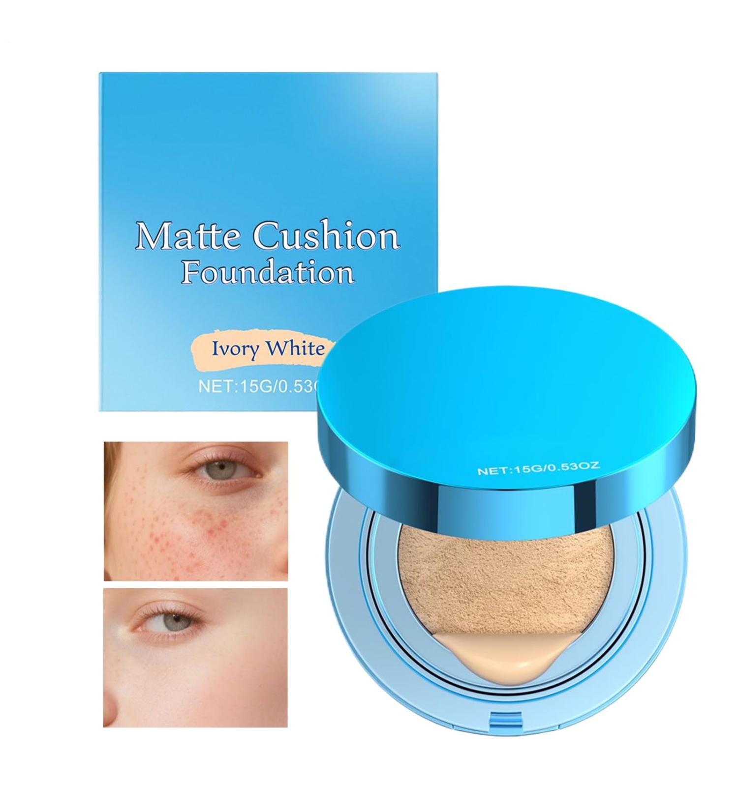 Cushion Makeup | Anti-Perspirant Matte Cushion Concealer for Women - Brightening Camouflage Cream for School Travel Parties Business Trips Camping - Buy Online on GoSupps.com