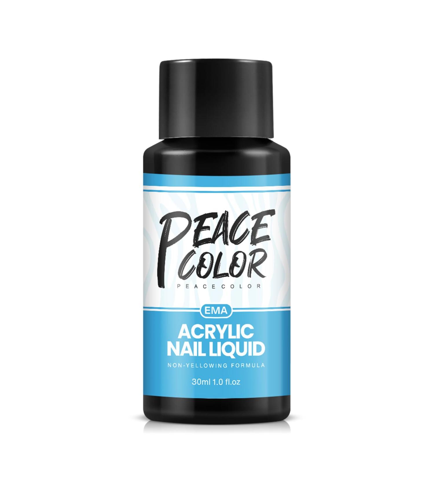 PEACECOLOR 30ML Acrylic Liquid Non-Yellowing Monomer for Acrylic Nails Acrylic Powder Professional Acrylic Liquid for Nail Art DIY at Home Beauty Gifts for Women Girls color 161 - Buy Online on GoSupps.com