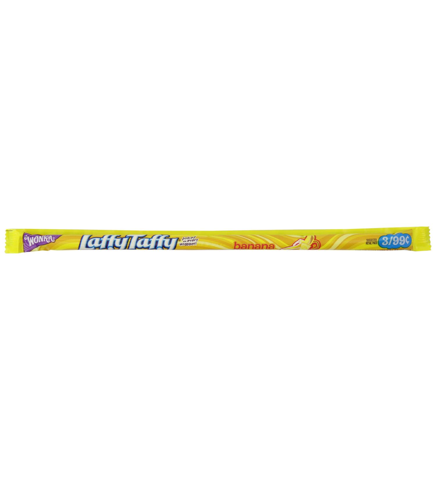 Wonka Wonka Laffy Taffy Lot de 24 cordes banane 23 g