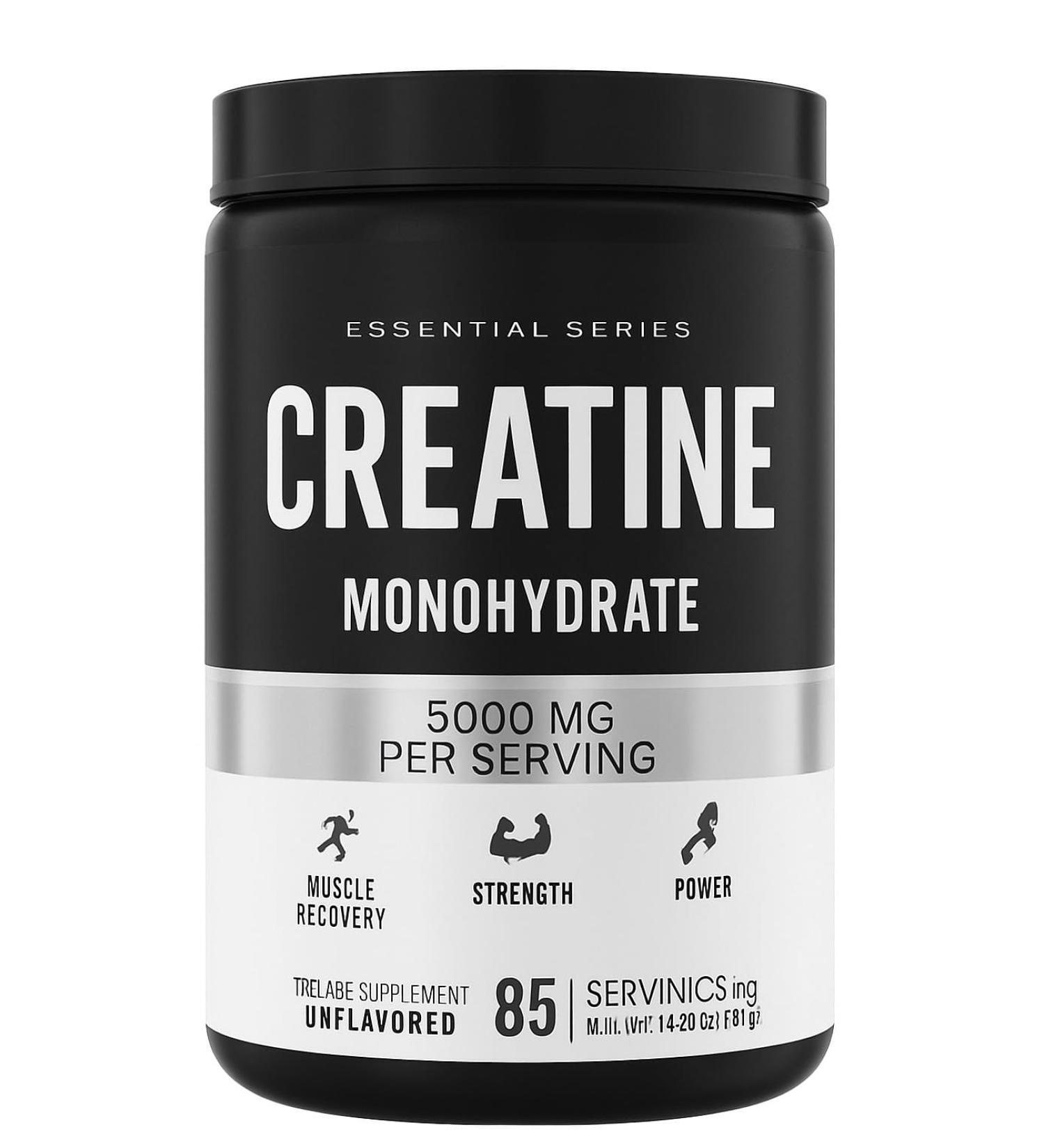 Creatine Monohydrate Micronized Powder 500G 5000mg Per Serv (5g) - 85 Servings 14.9 Oz - Buy Online on GoSupps.com