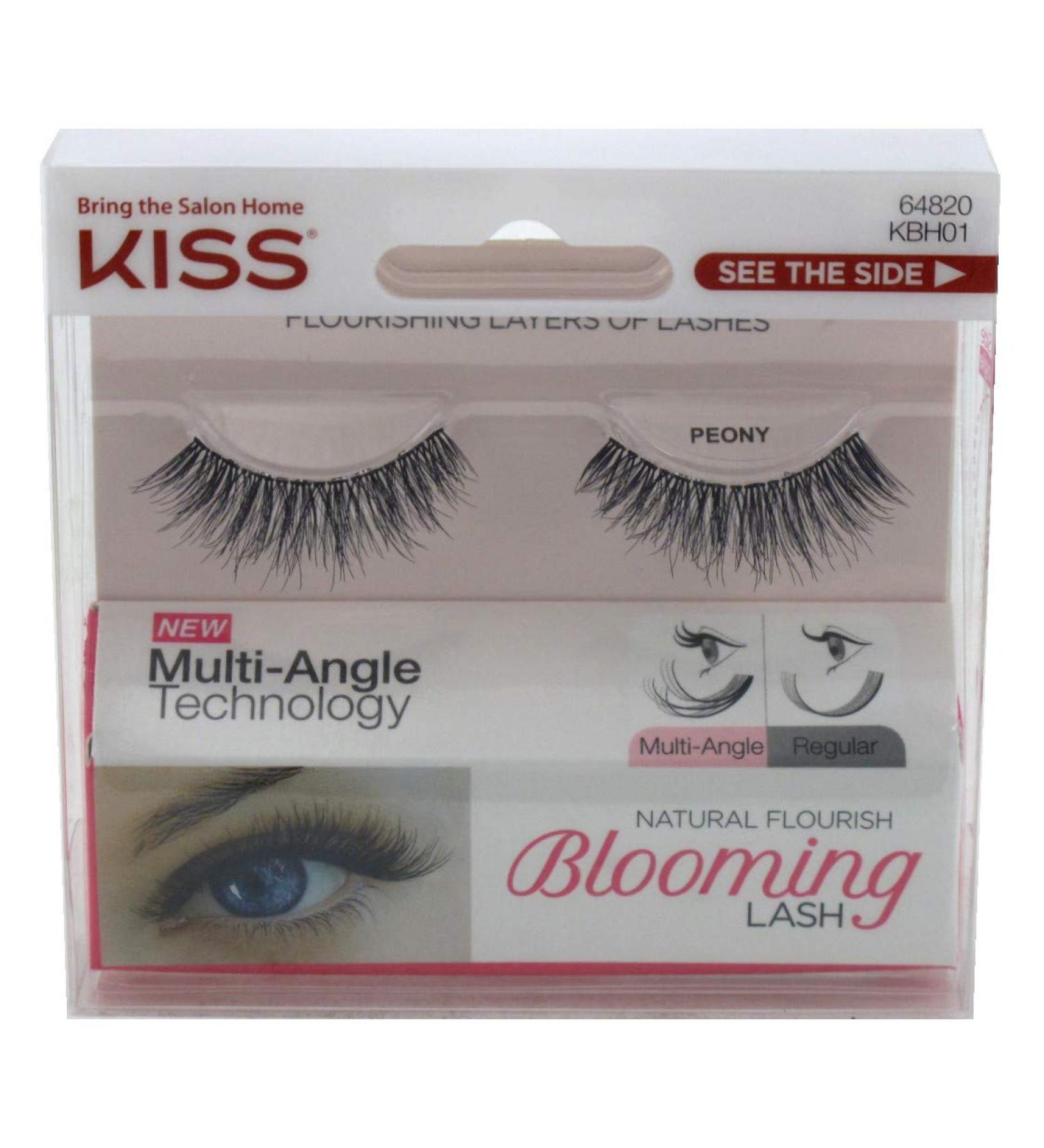 Kiss Blooming Lashes Peony - 6 Pack | Stunning Floral-Inspired False Eyelashes - Buy Online on GoSupps.com