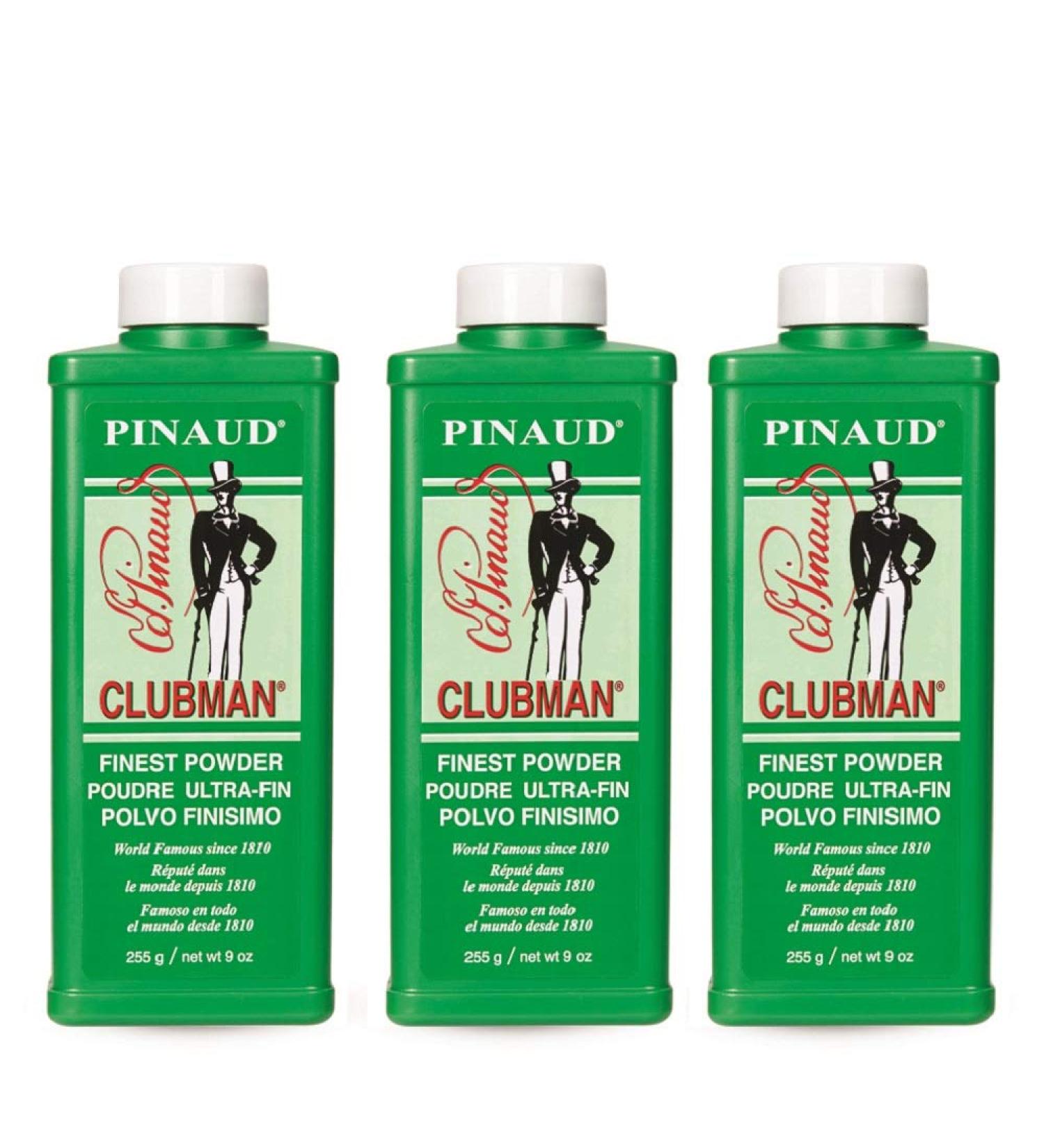 Pinaud Clubman Powder 9 oz (Pack of 3) - Triple Pack for Lasting Freshness - Buy Online on GoSupps.com