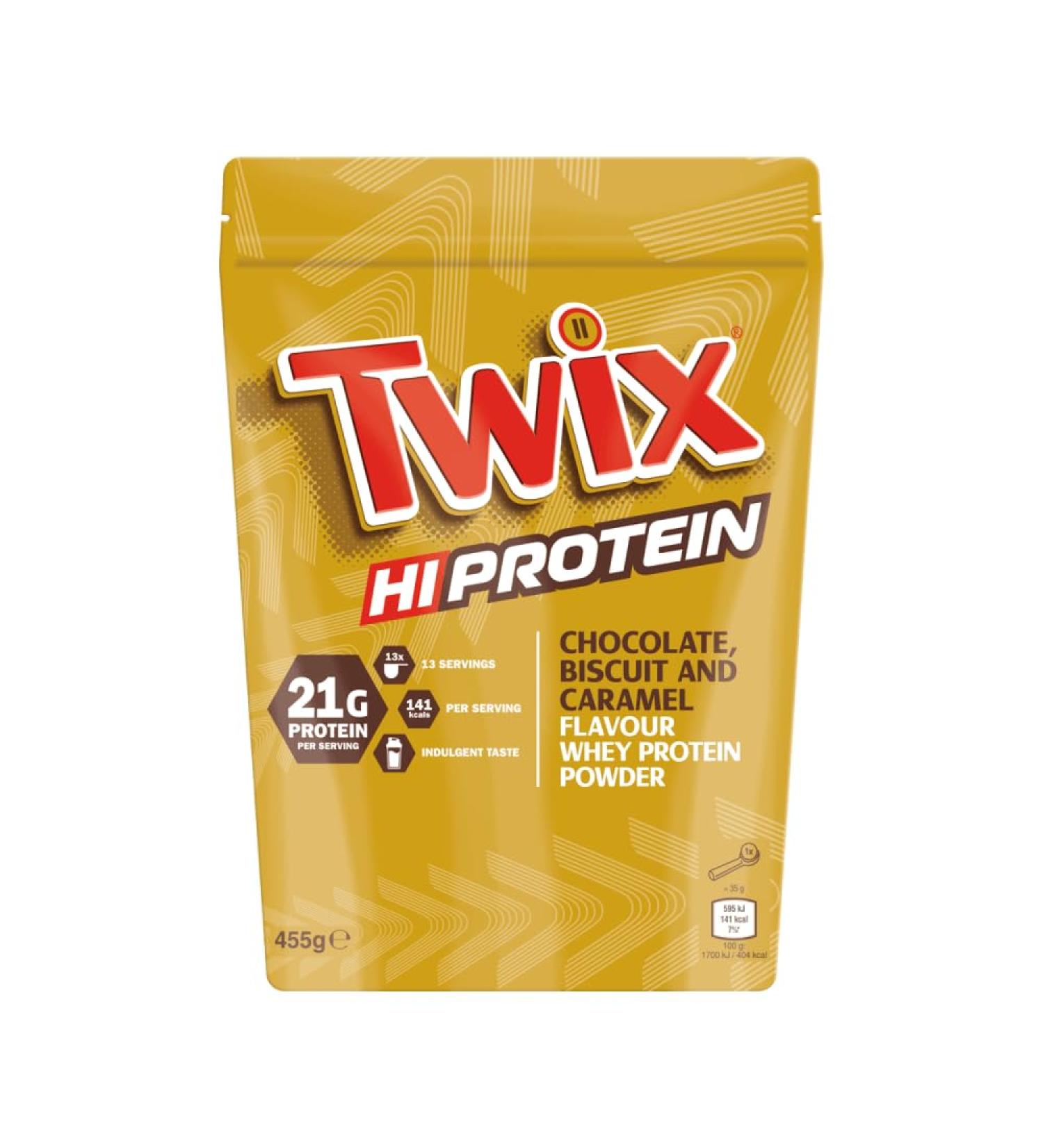 Twix Protein Powder (455g) Chocolate Biscuit and Caramel - Buy Online on GoSupps.com