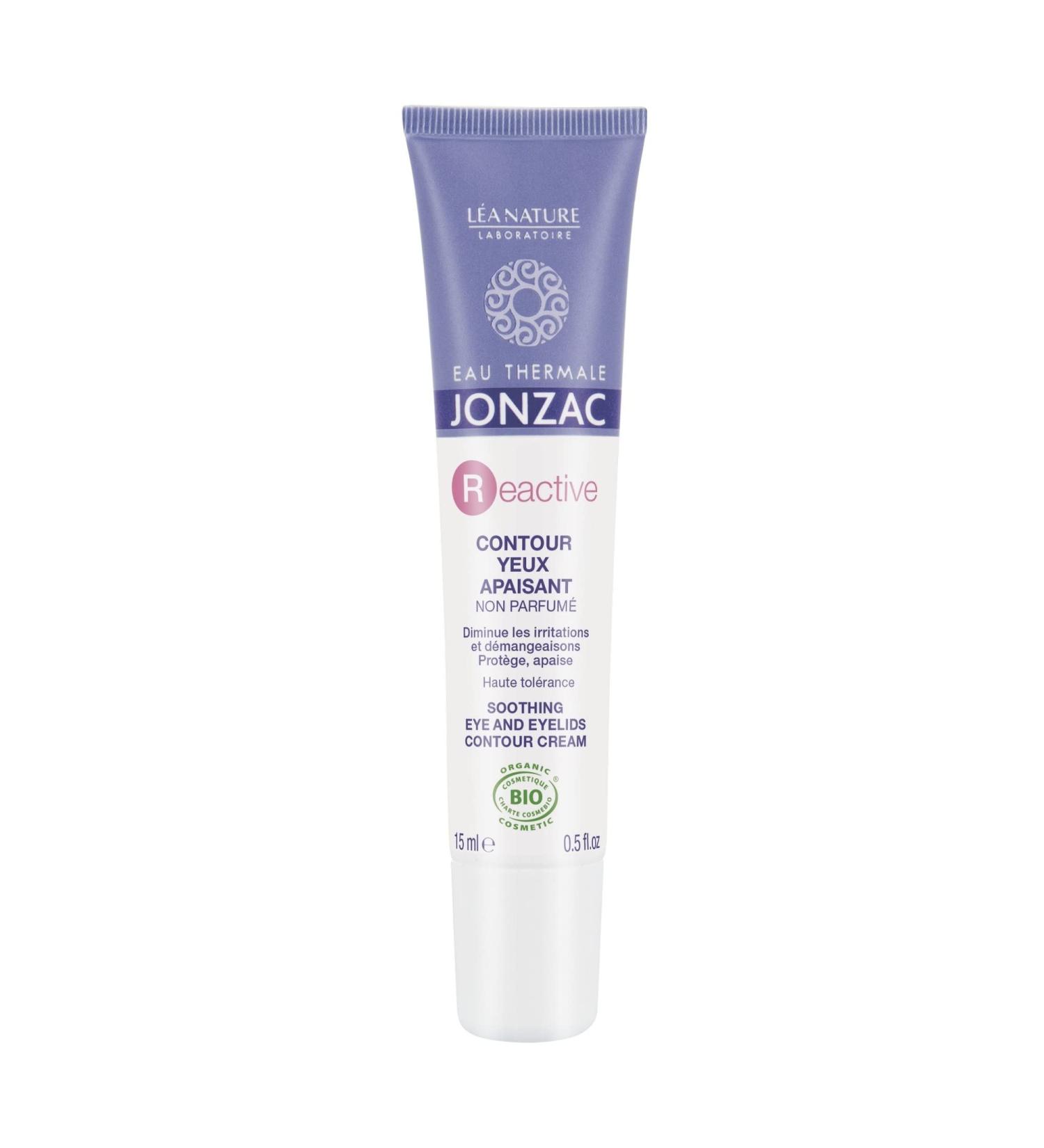Eau Thermale Jonzac - Soothing eye contour - Reactive - Reactive to intolerant skin - Certified Organic Cosmos Organic - 15 ml tube - Buy Online on GoSupps.com