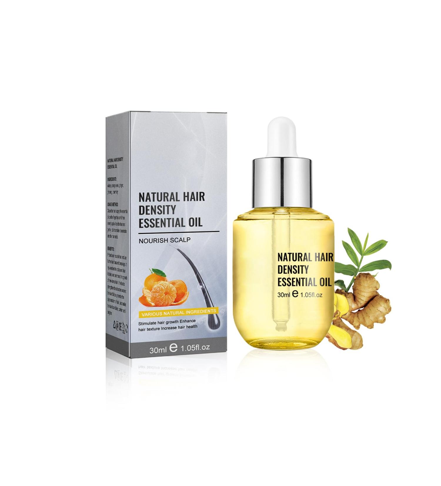 Hair Growth Essence Oil Natural Hair Density Essential Oil Ginger Hair Regrowth Essence Nourishes Repair Dry Damaged Hair - Buy Online on GoSupps.com