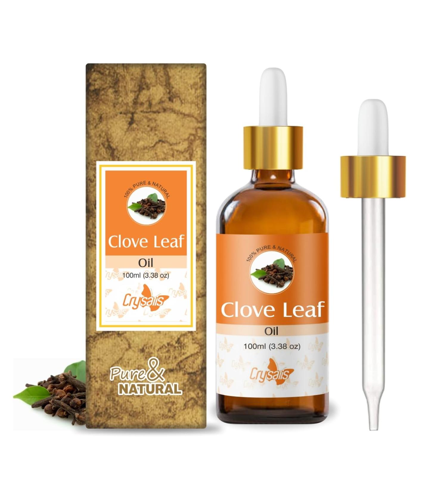 Crysalis Clove Leaf Oil (Syzygium ticum) - 100ml | Pure Natural Essential Oil for Aromatherapy & Wellness - International Shipping Available - Buy Online on GoSupps.com