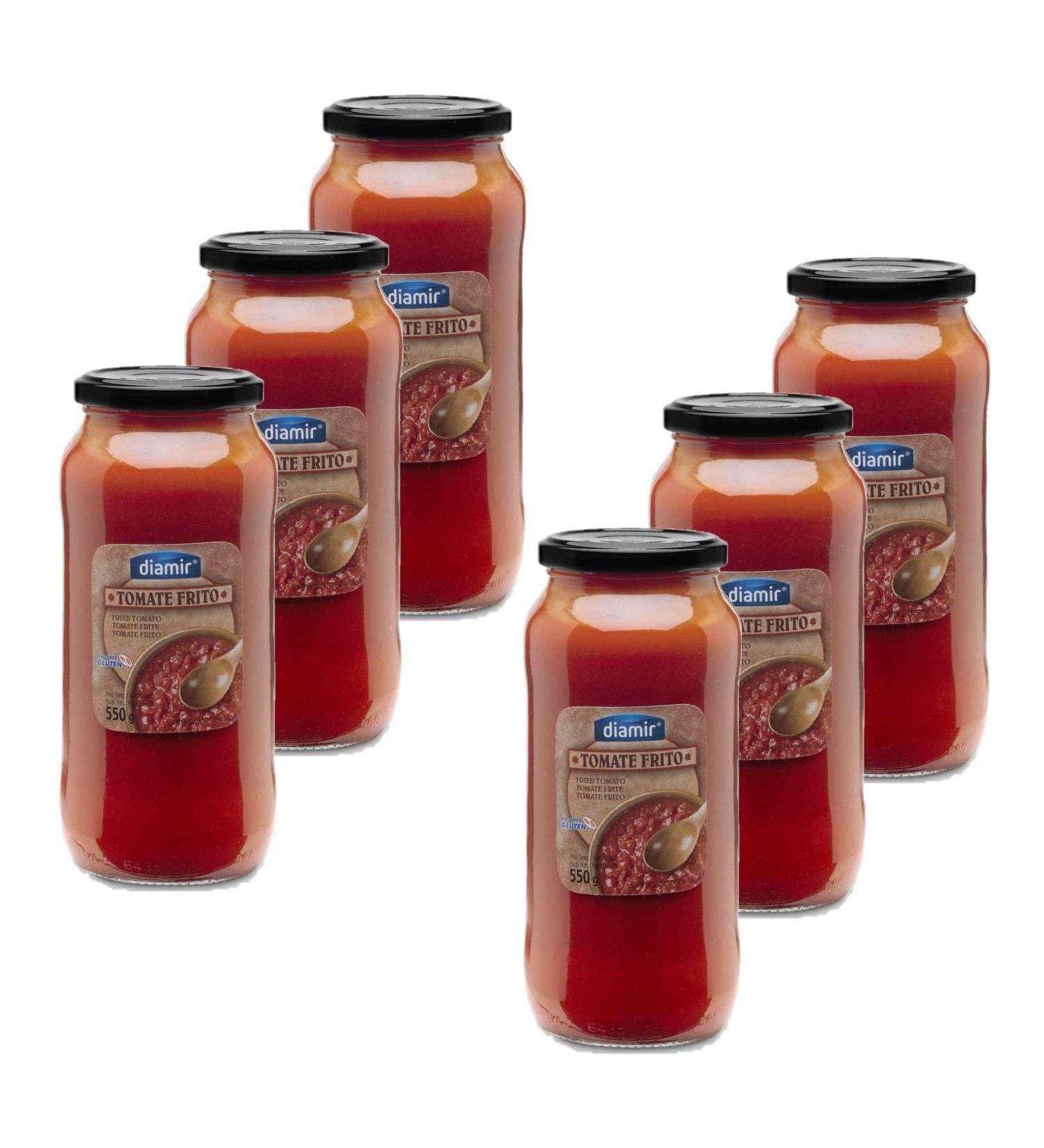 Lot 6x Tomato coulis - 550g jar