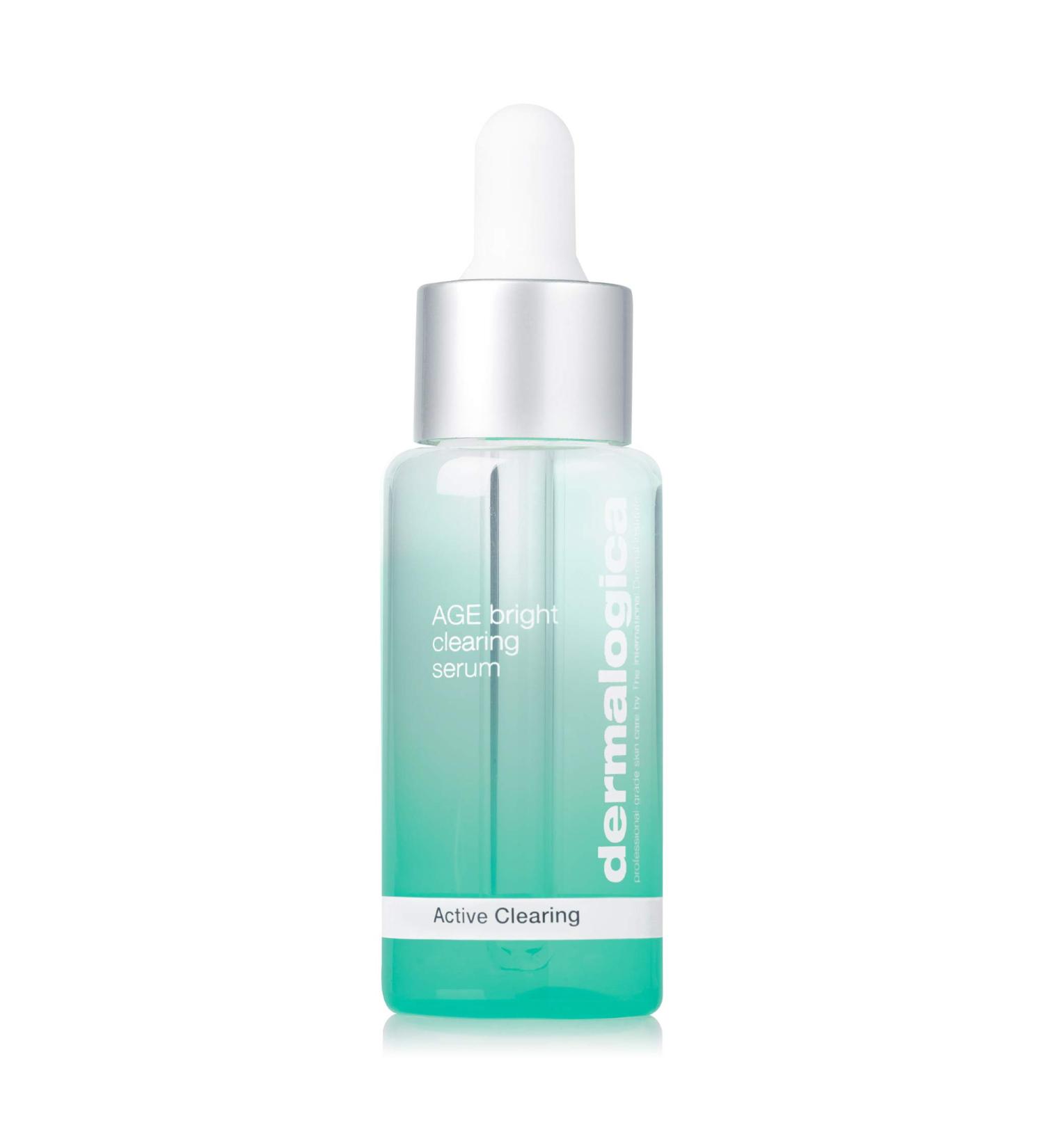 Dermalogica Age Bright Clearing Serum - 1 Fl Oz | Salicylic Acid Anti-Aging Face Serum for Clearer, Brighter Skin - Buy Online on GoSupps.com