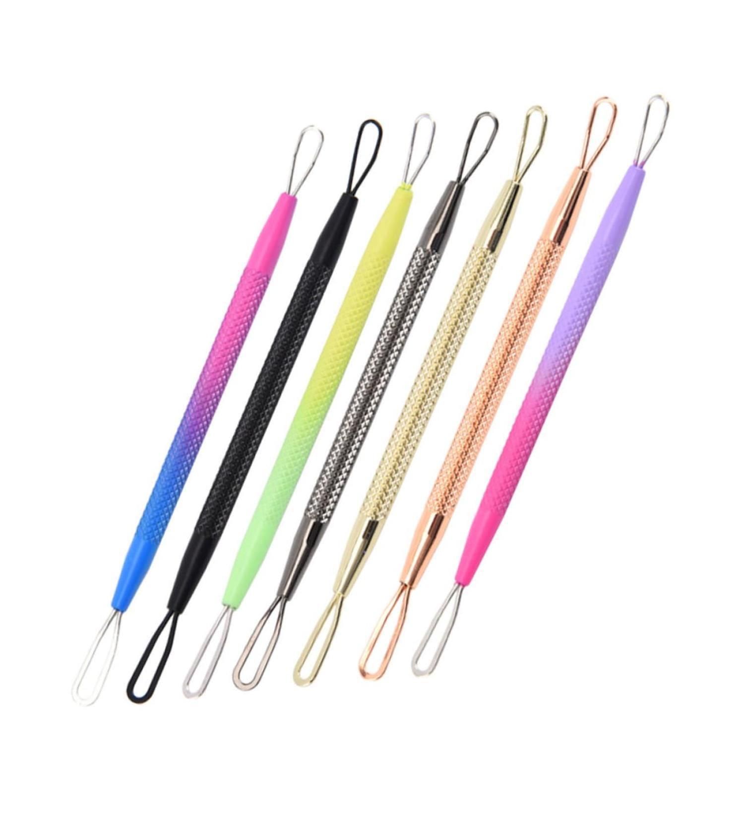 Angoily Cleaning Tools 7pcs Pimple Removal Supply Tools Stainless Mixed Pore Hidden Tool Extractor Needles Comedone Extractor - Buy Online on GoSupps.com