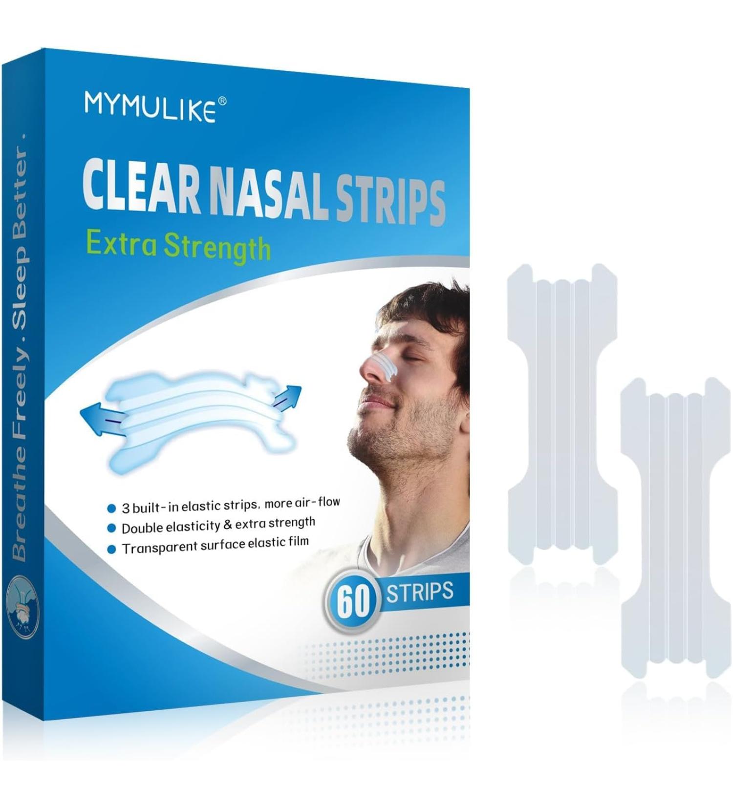 60 Count Anti Snoring Nasal Strips MYMULIKE Nasal Strips to Stop Snoring Instantly Relieves Nasal Congestion Nasal Strips Anti-Snoring Aid for Fast Relief - Buy Online on GoSupps.com