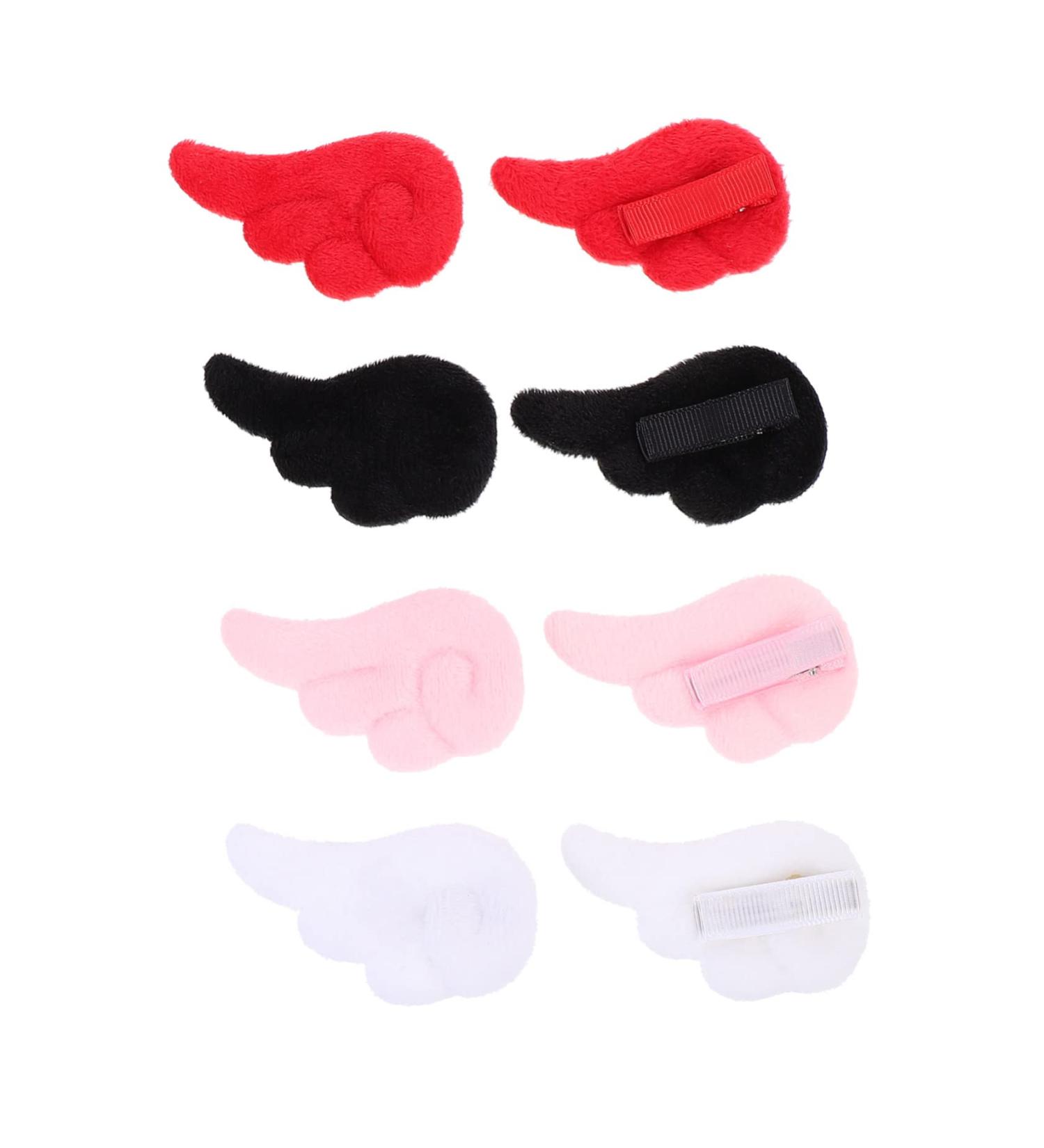 Beaupretty 4 Pairs hairpin angel wings for women halloween cosplay headwear halloween wing hair clip holiday party hair clips cartoon hair clips cute ear hair pins optional photo girl Plush - Buy Online on GoSupps.com